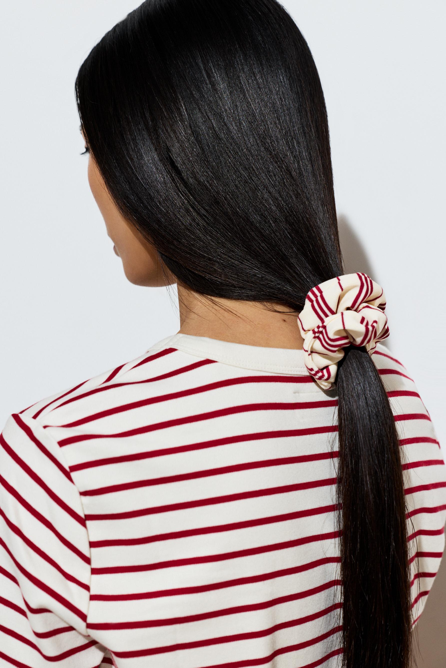 Striped scrunchies (3-pack) — VARIOUS