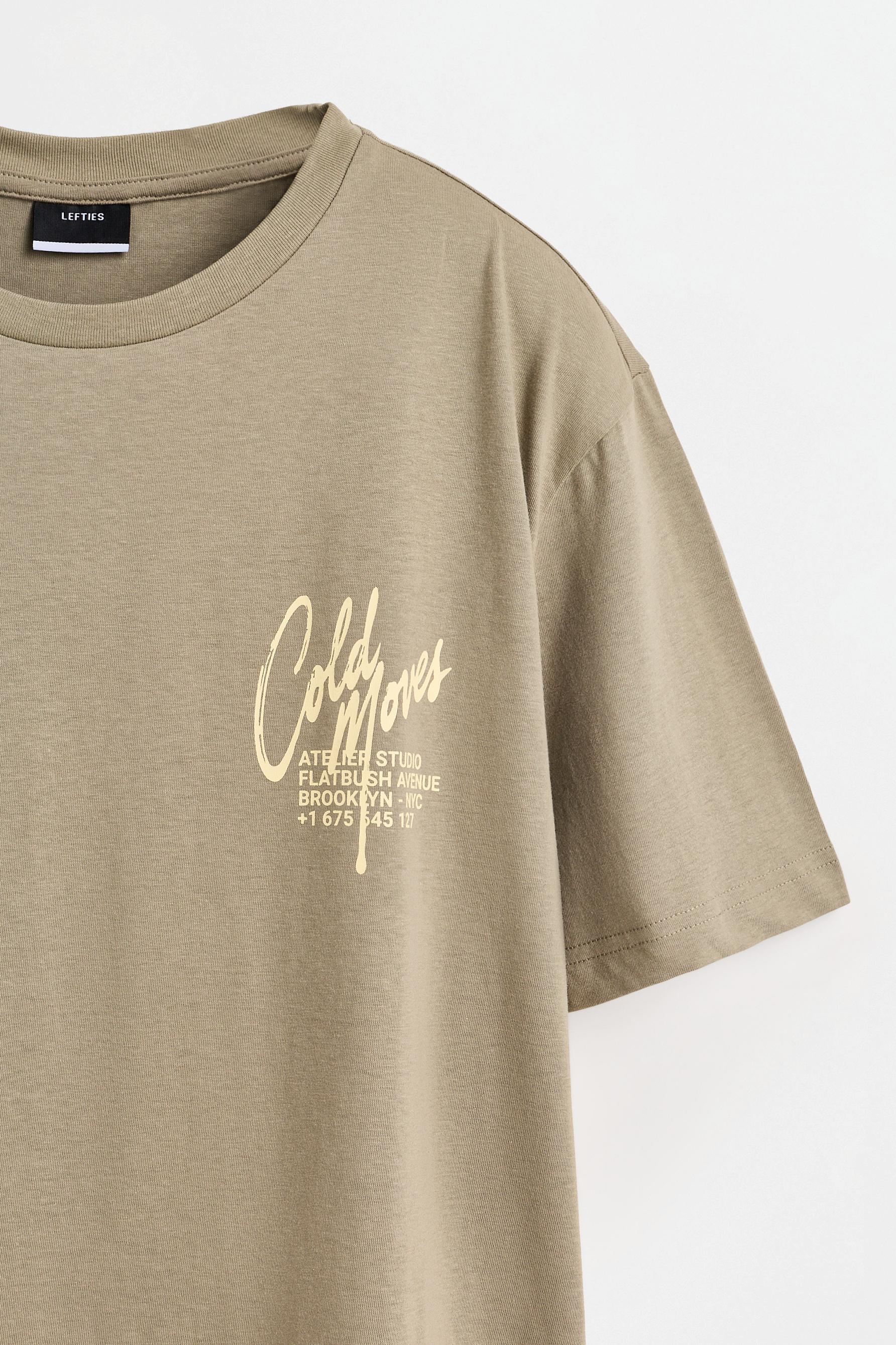 3-pack of printed T-shirts — PALE GREEN