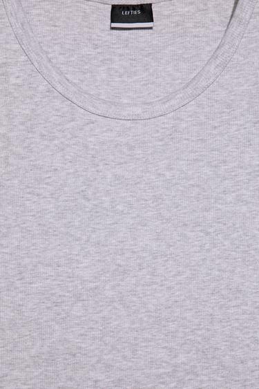 Ribbed vest top — GREY MARL 7