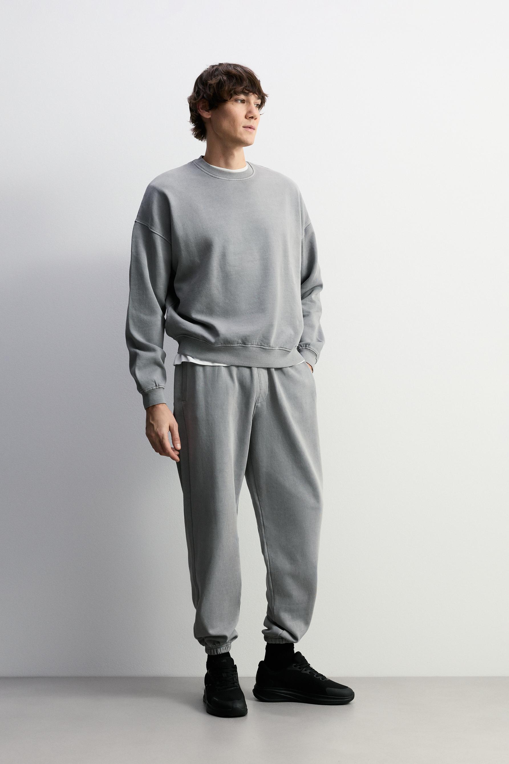 Pantalón chándal efecto lavado