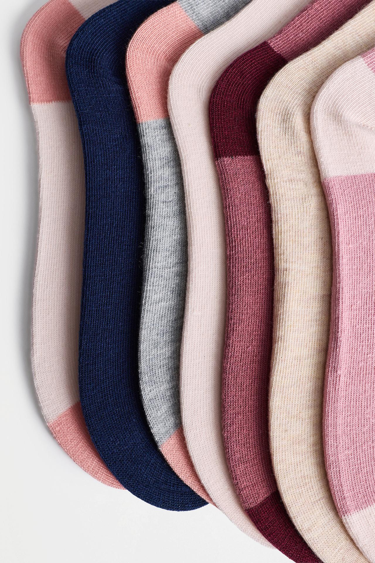 Mixed long socks (7-pack) — SAND MARL