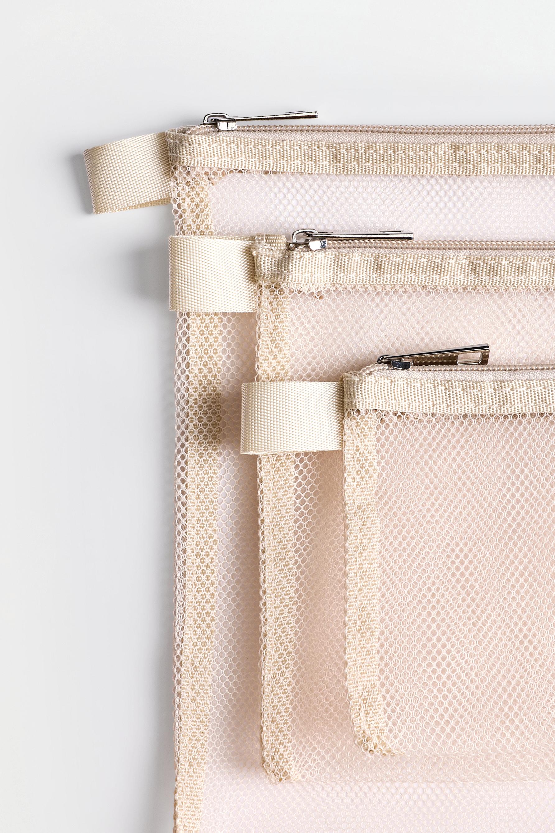 Set of 3 adjustable bags — ECRU