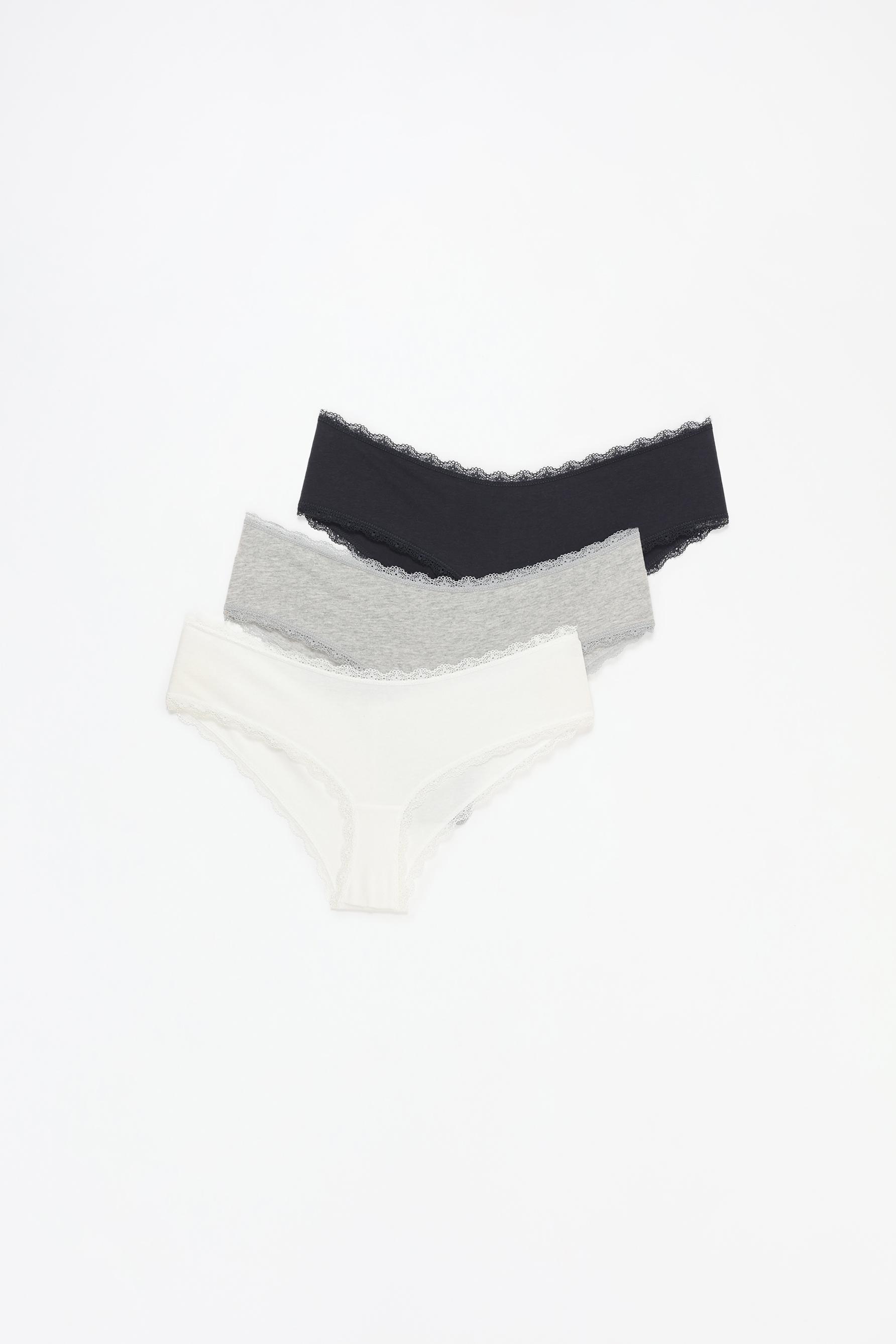 Stretch cotton hipster briefs (3-pack) — VARIOUS