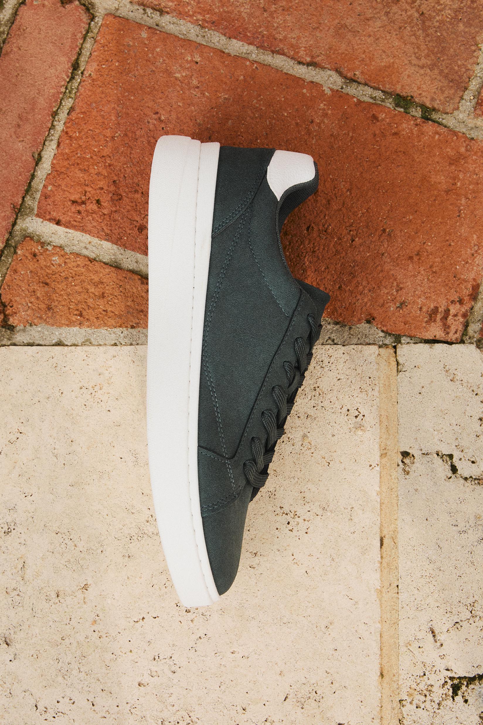 Casual flag sneakers — NAVY BLUE