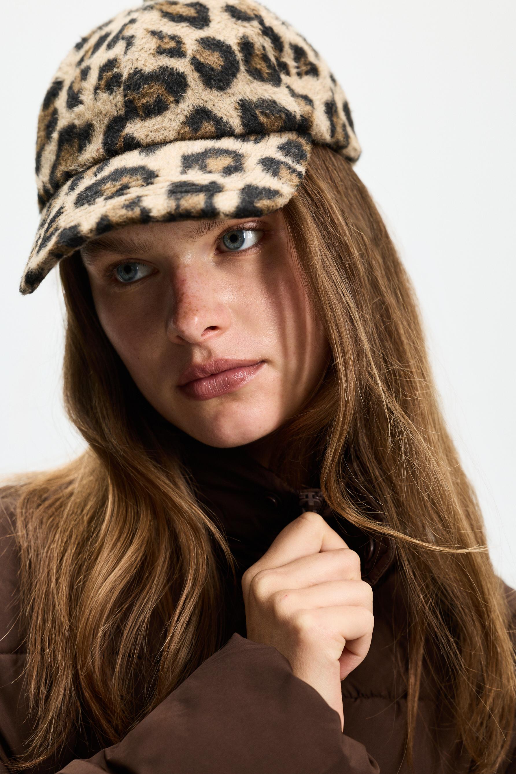 Leopard cap — LEOPARD PRINT