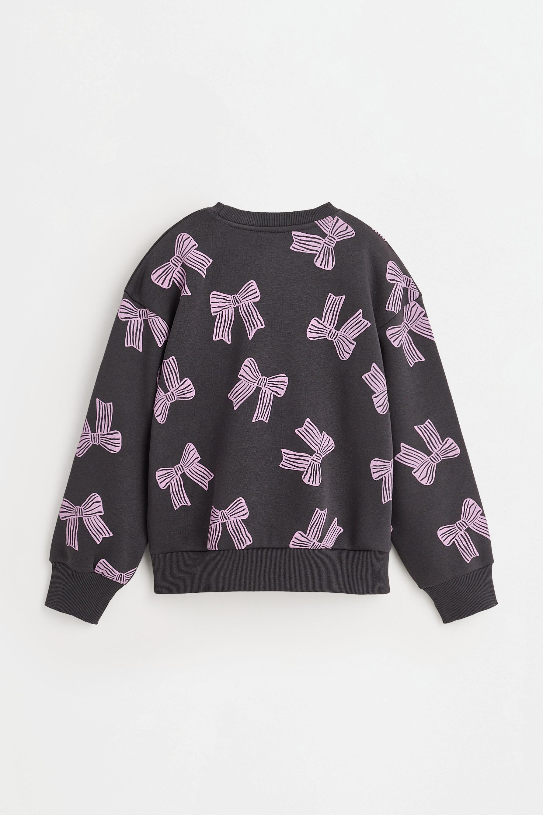Printed sweatshirt — ANTHRACITE GREY