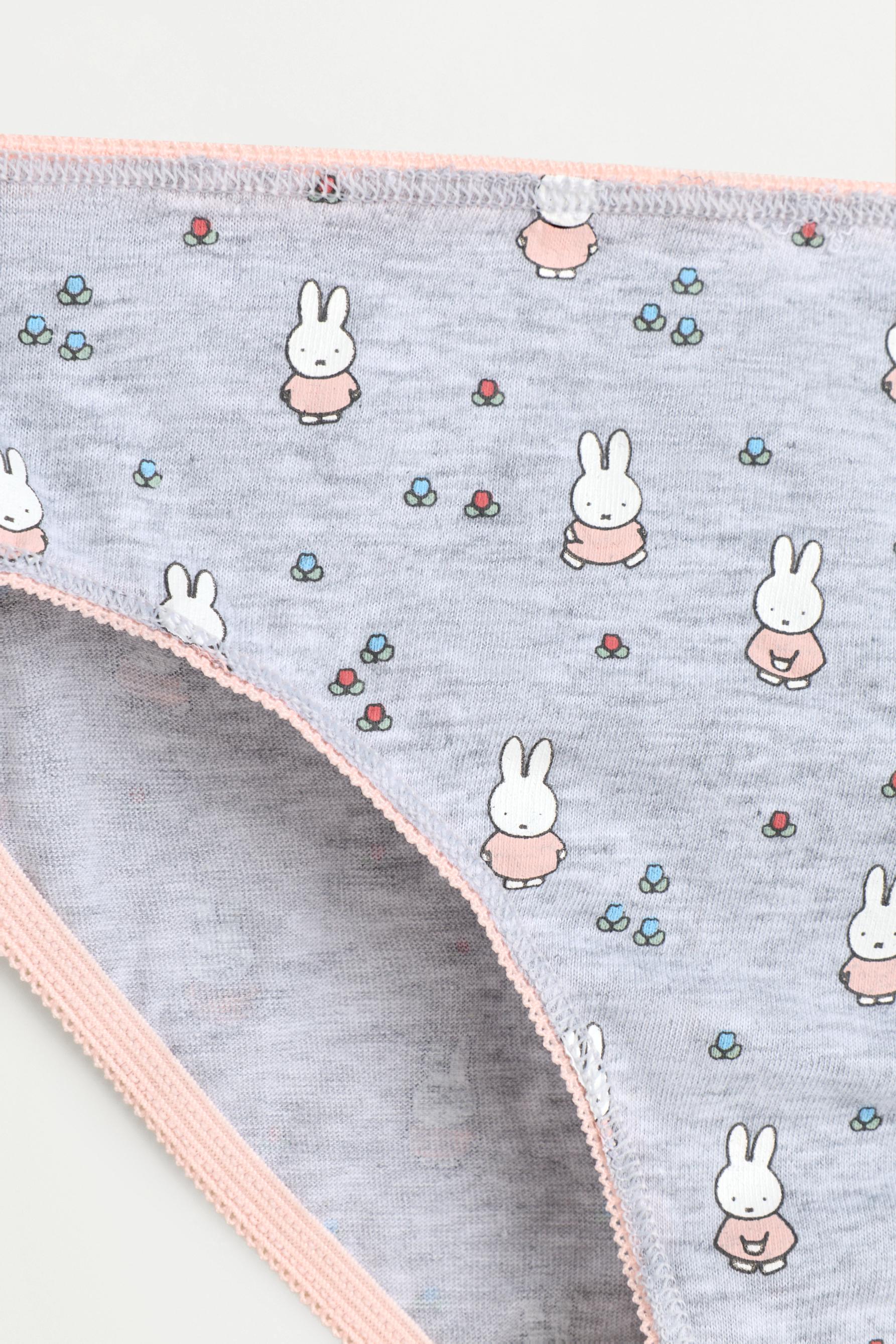 Miffy© Briefs (5-Pack) — PINK/WHITE