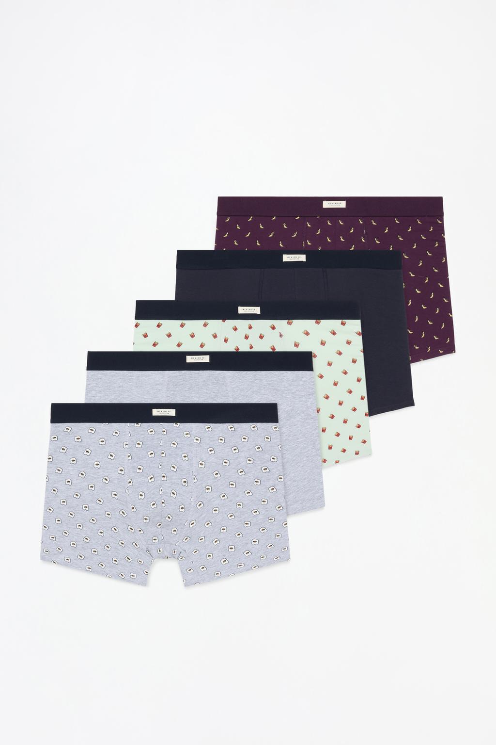 5-pack of assorted long boxers