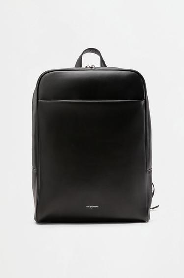 Dressy logo backpack — BLACK 1
