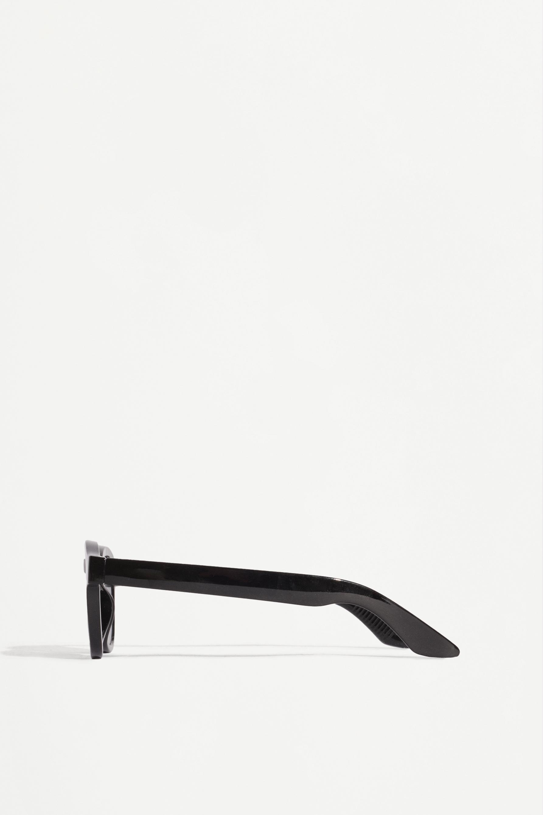 Mirror effect glasses — BLACK