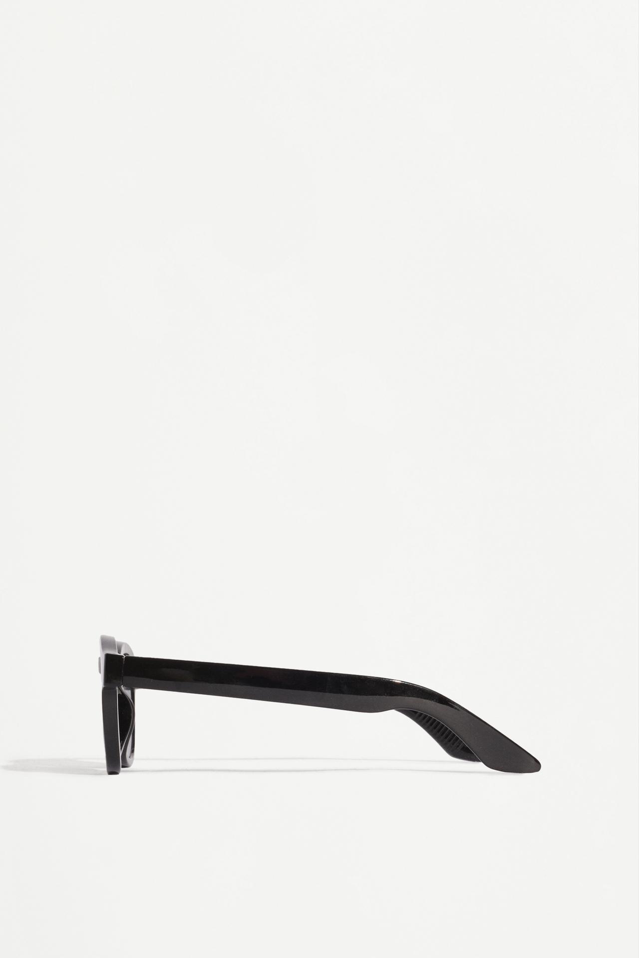 Mirror effect glasses — BLACK