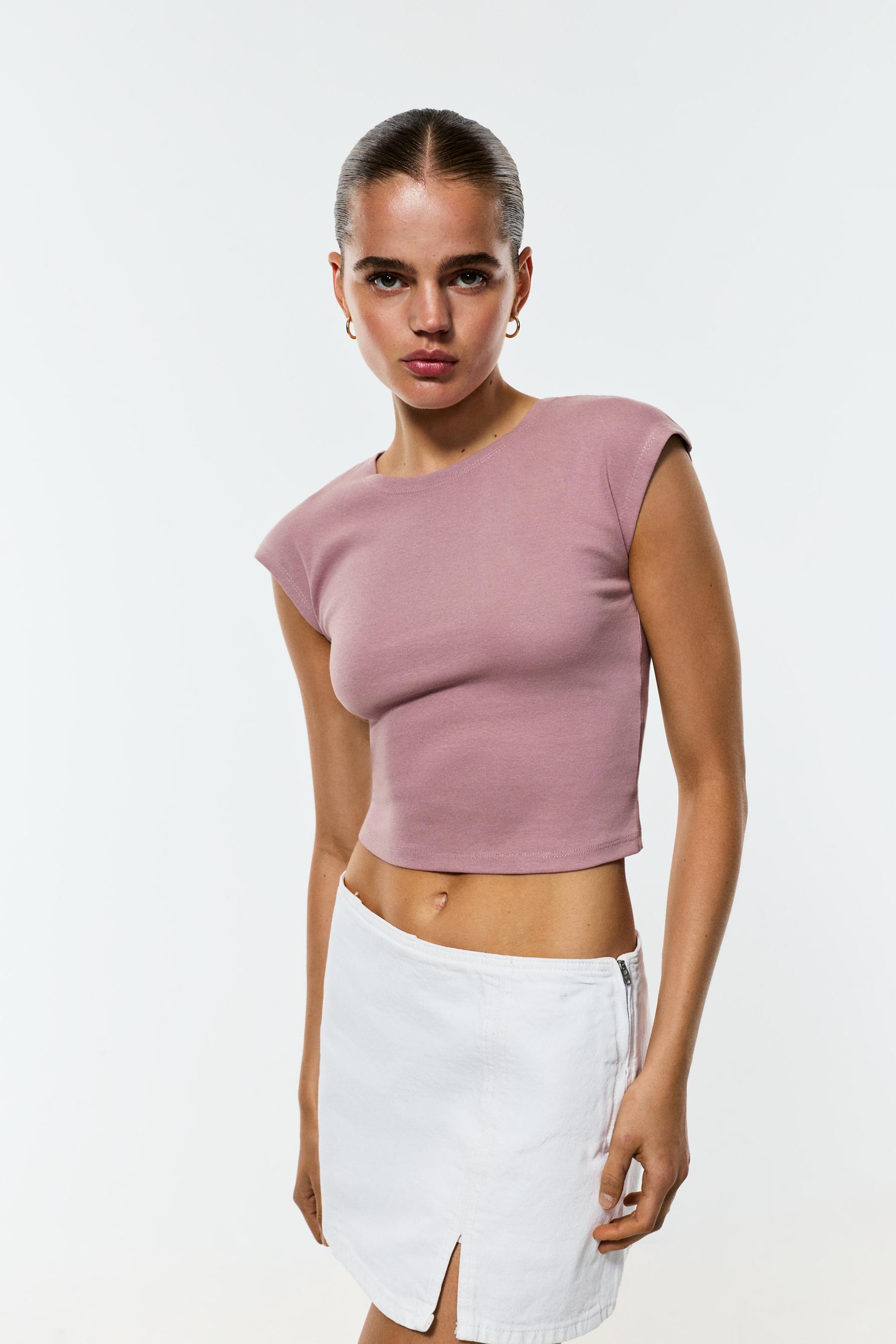 Short sleeve T-shirt — FADED PINK