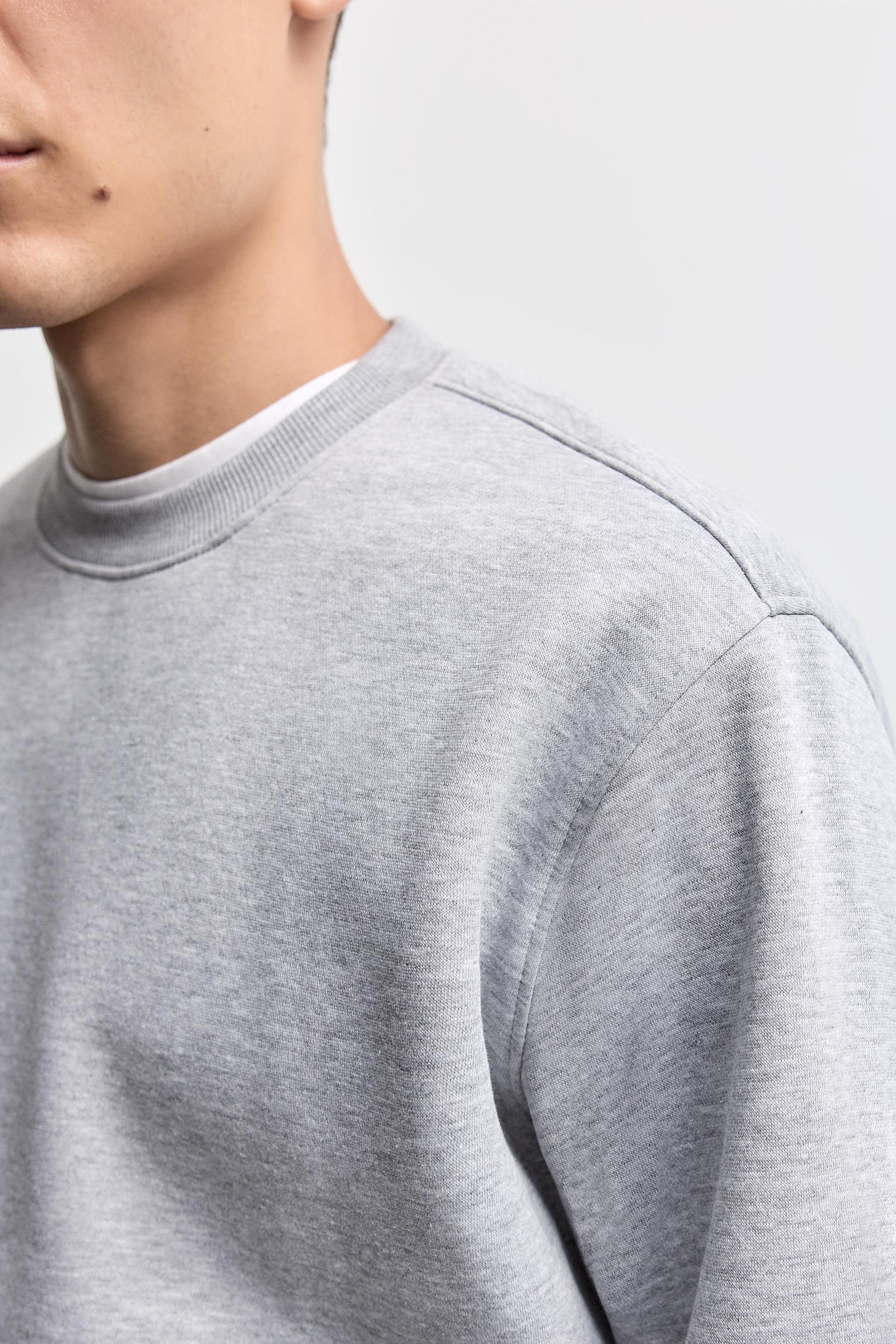 Basic sweatshirt — GREY MARL