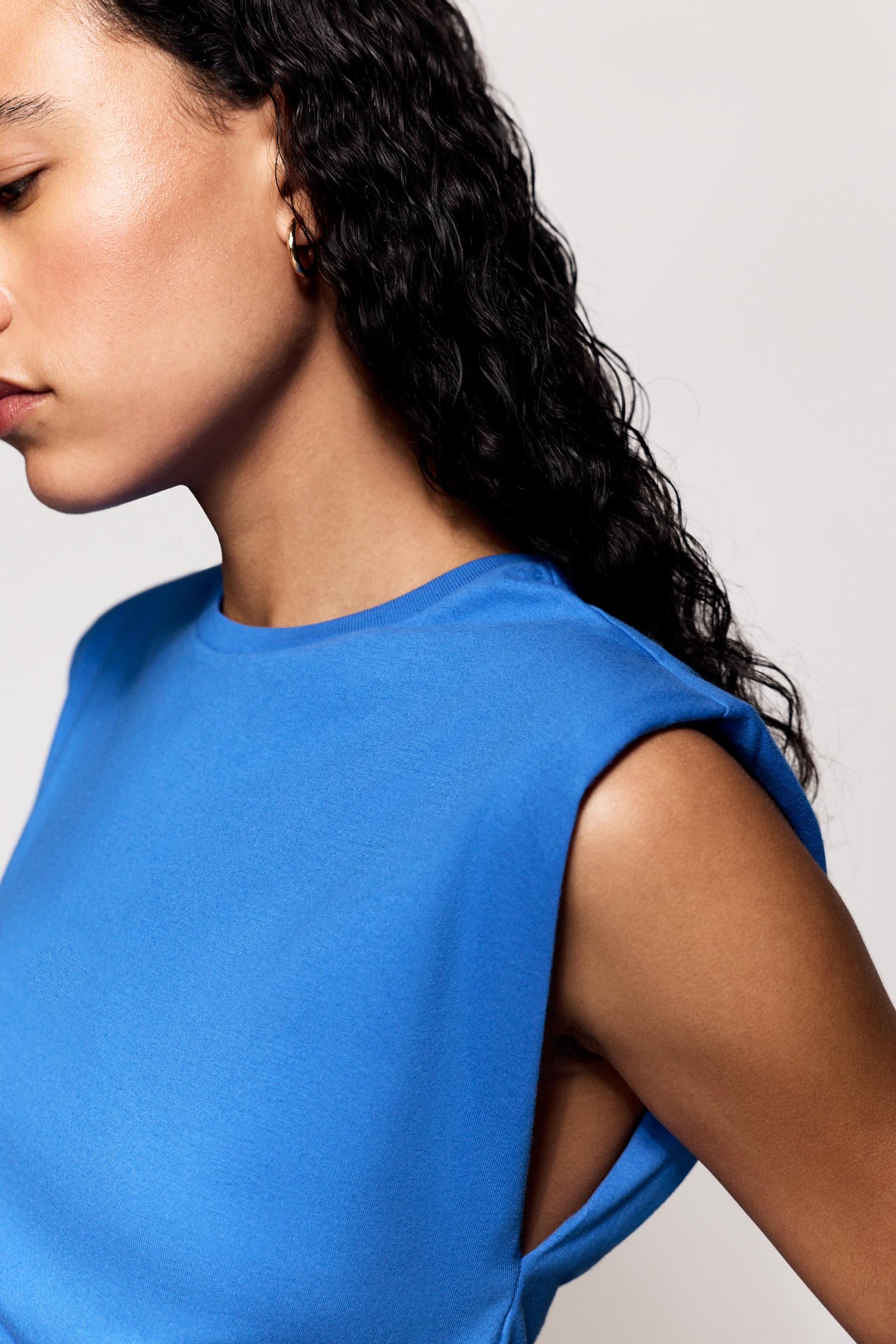 Knotted T-shirt — DEEP BLUE