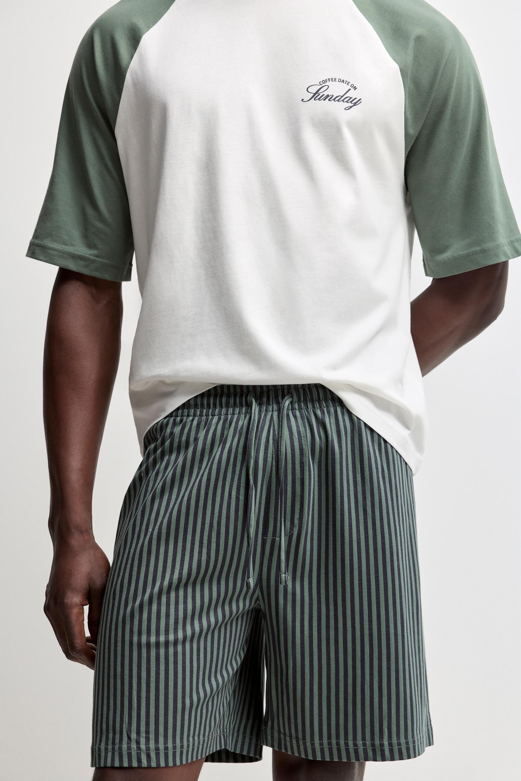 Short printed pyjamas — OFF WHITE
