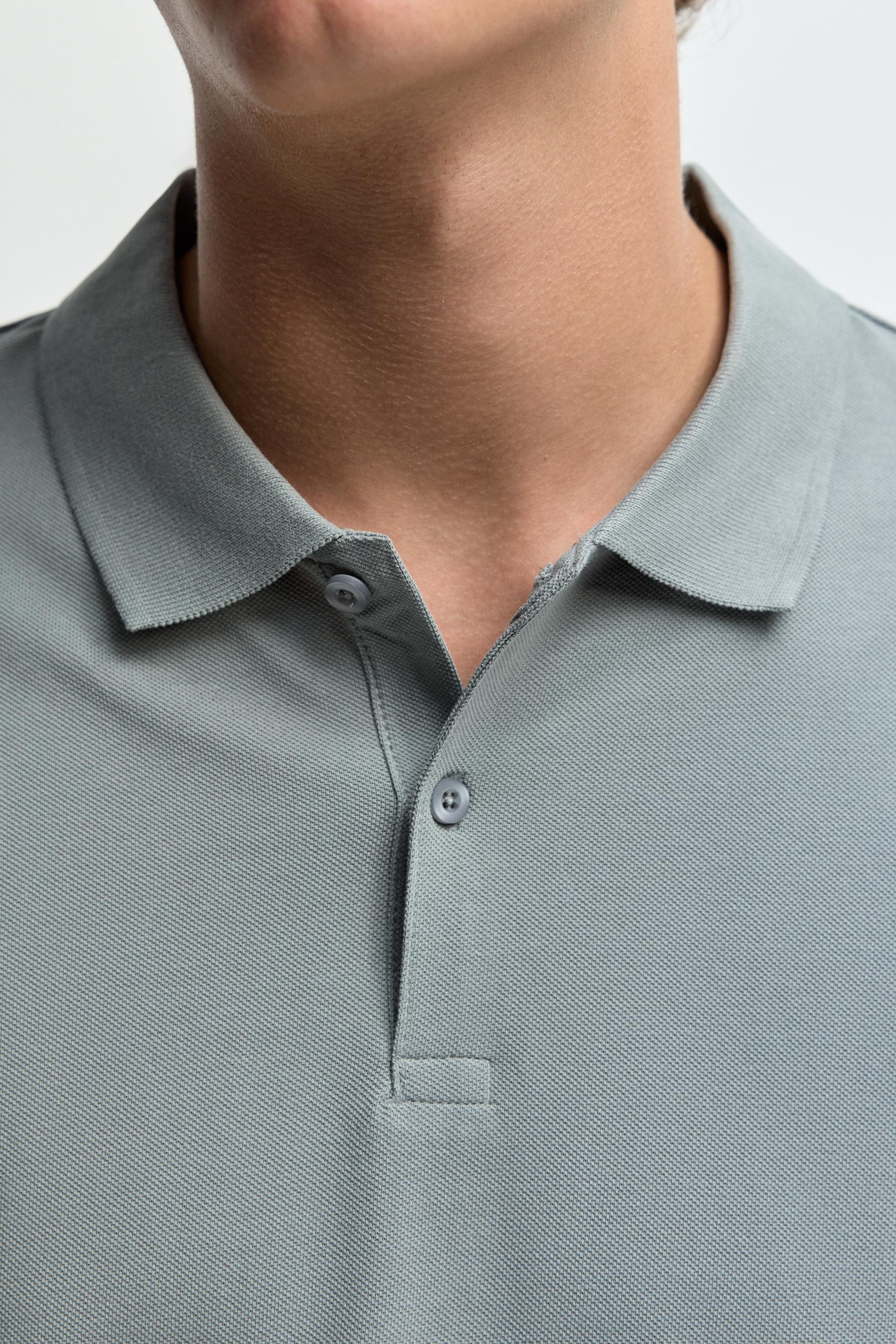 Basic polo shirt — GREY