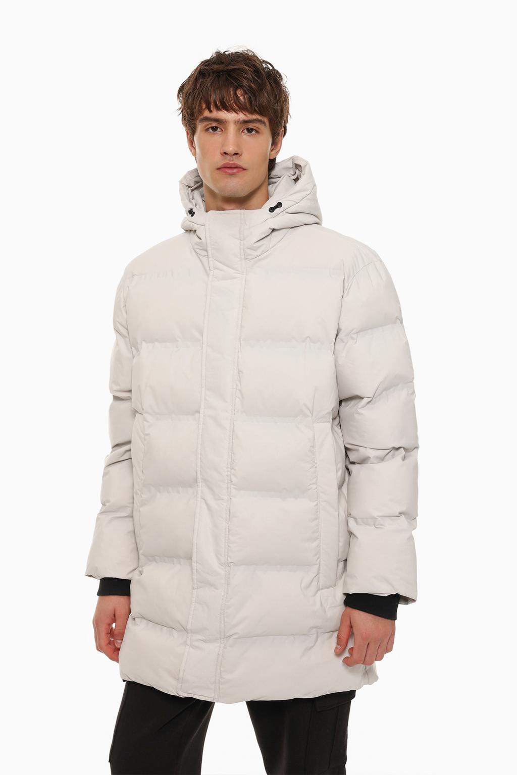 Long puffer coat