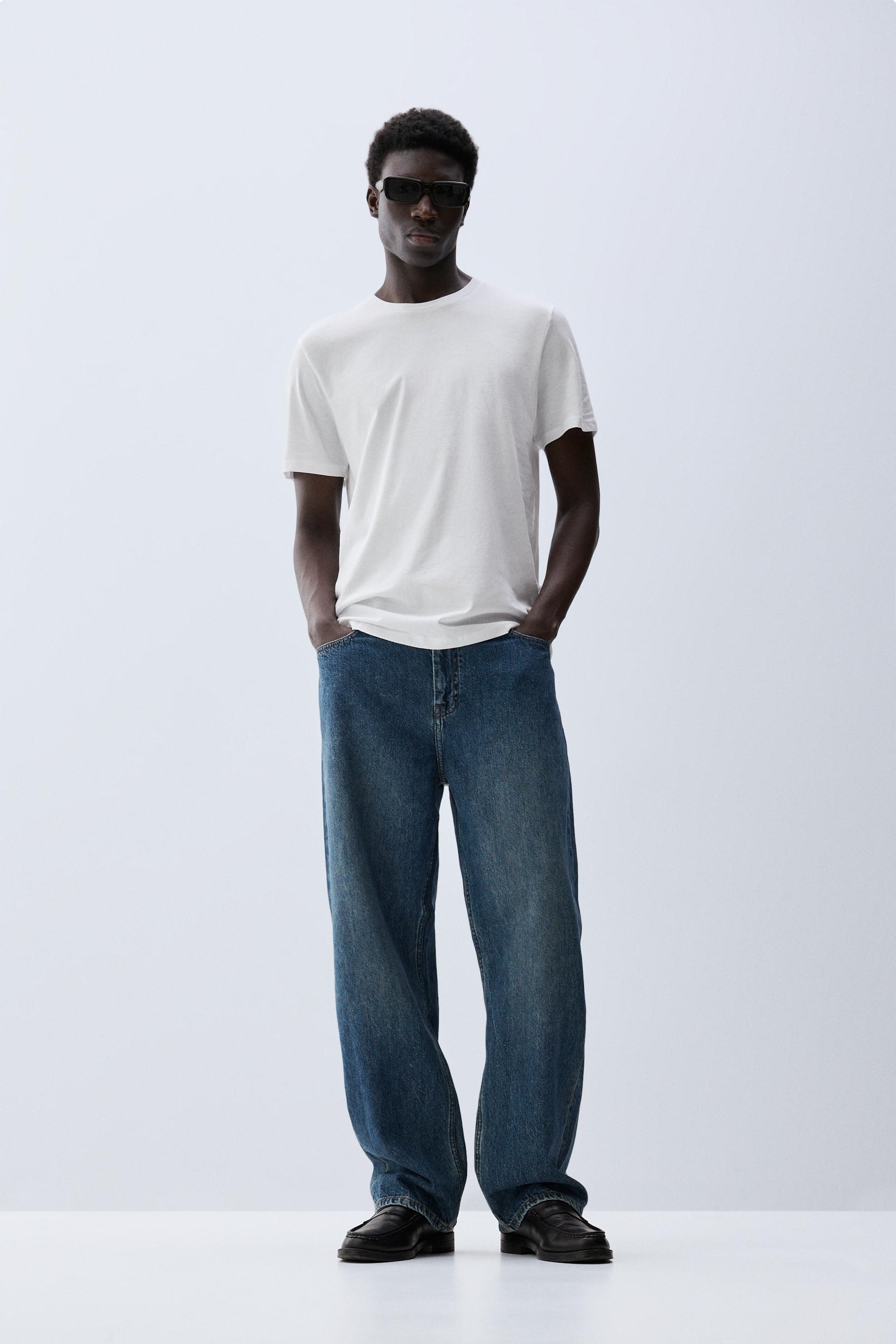 2-pack of basic T-shirts — WHITE
