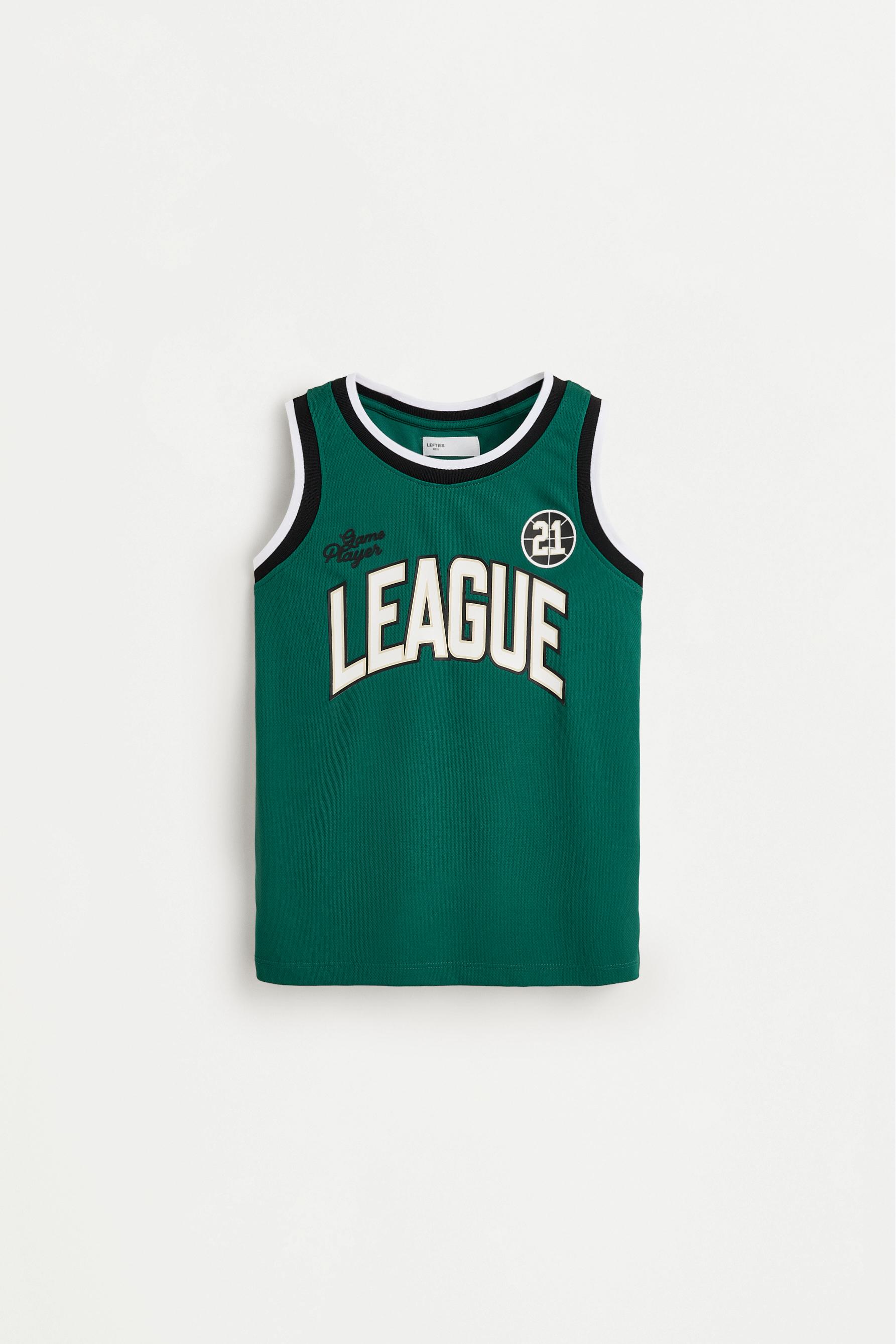 Basketball tank top and shorts set — GREEN