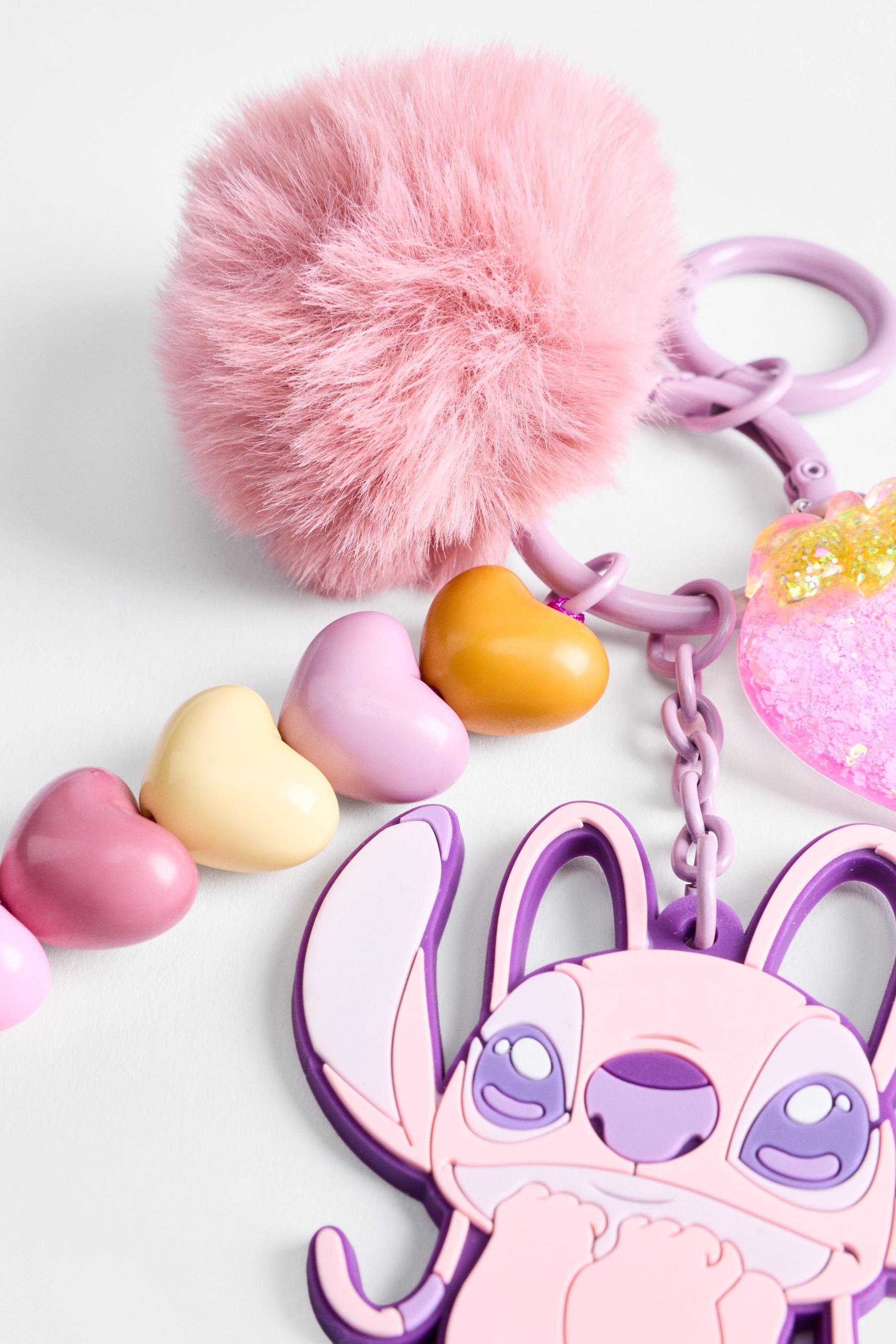 Angel ©Disney pompom key ring — PINK