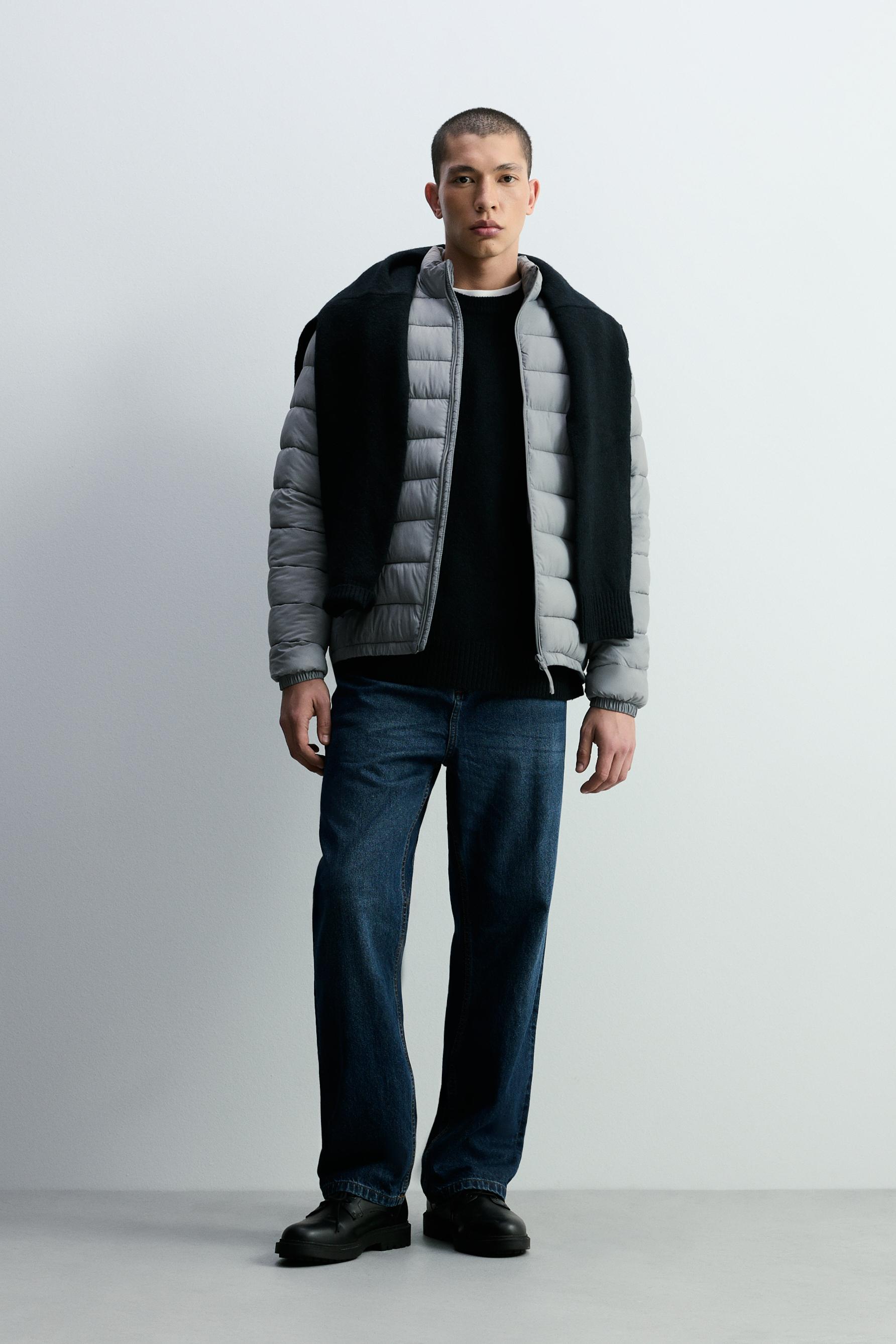Lightweight quilted jacket — PALE GREY