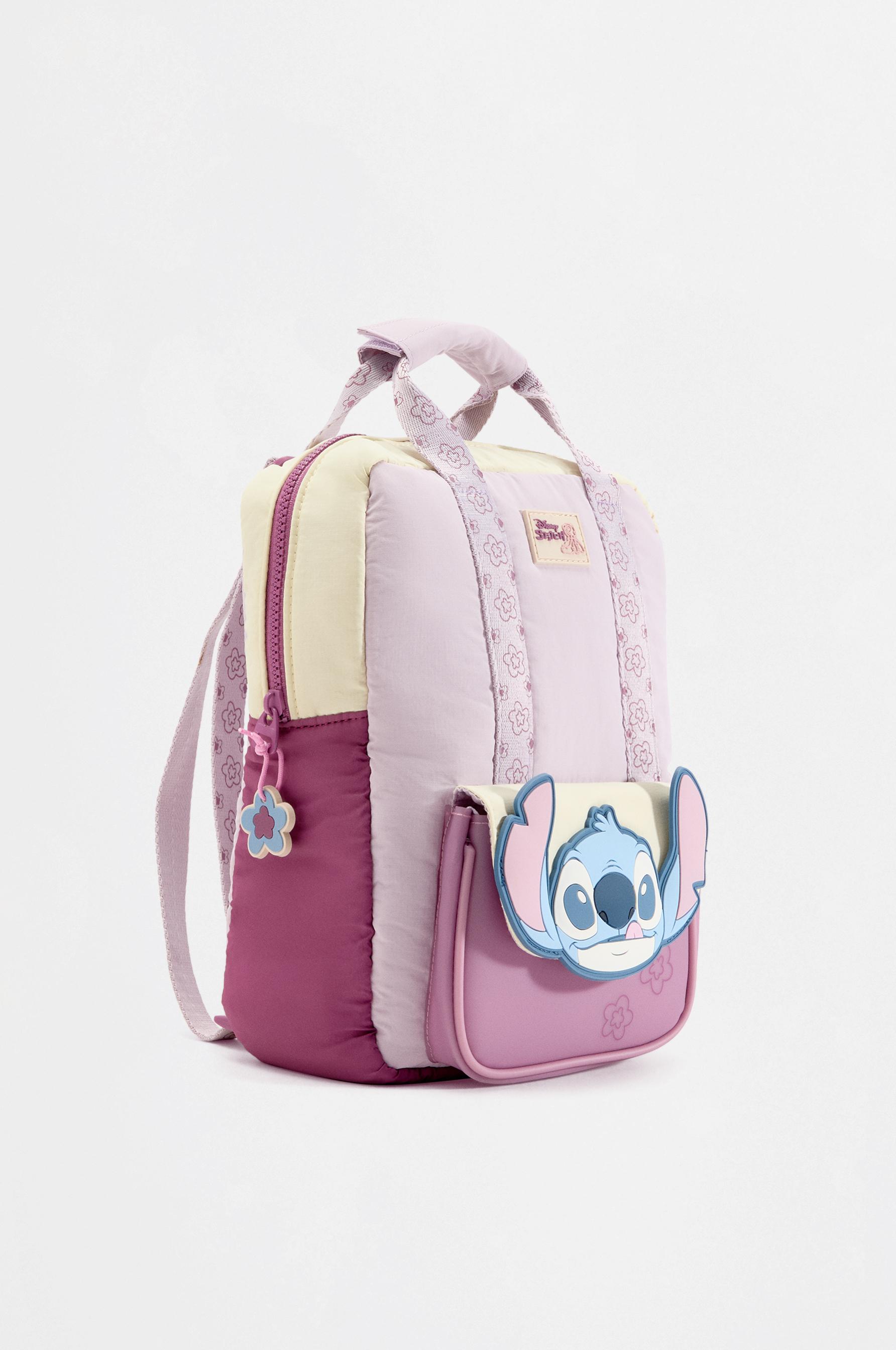 Lilo & Stitch ©Disney floral detail backpack — MAUVE