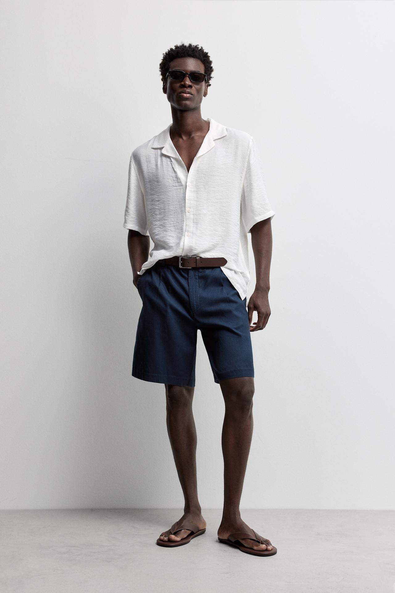 Flowing shirt — WHITE
