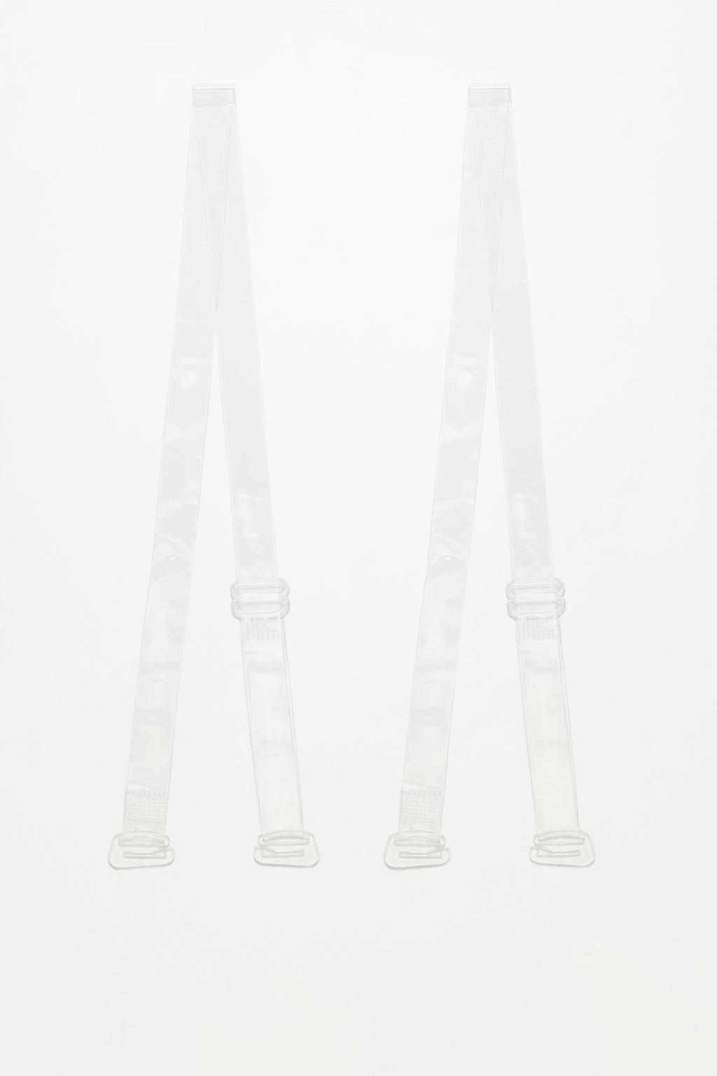 2-pack of transparent straps