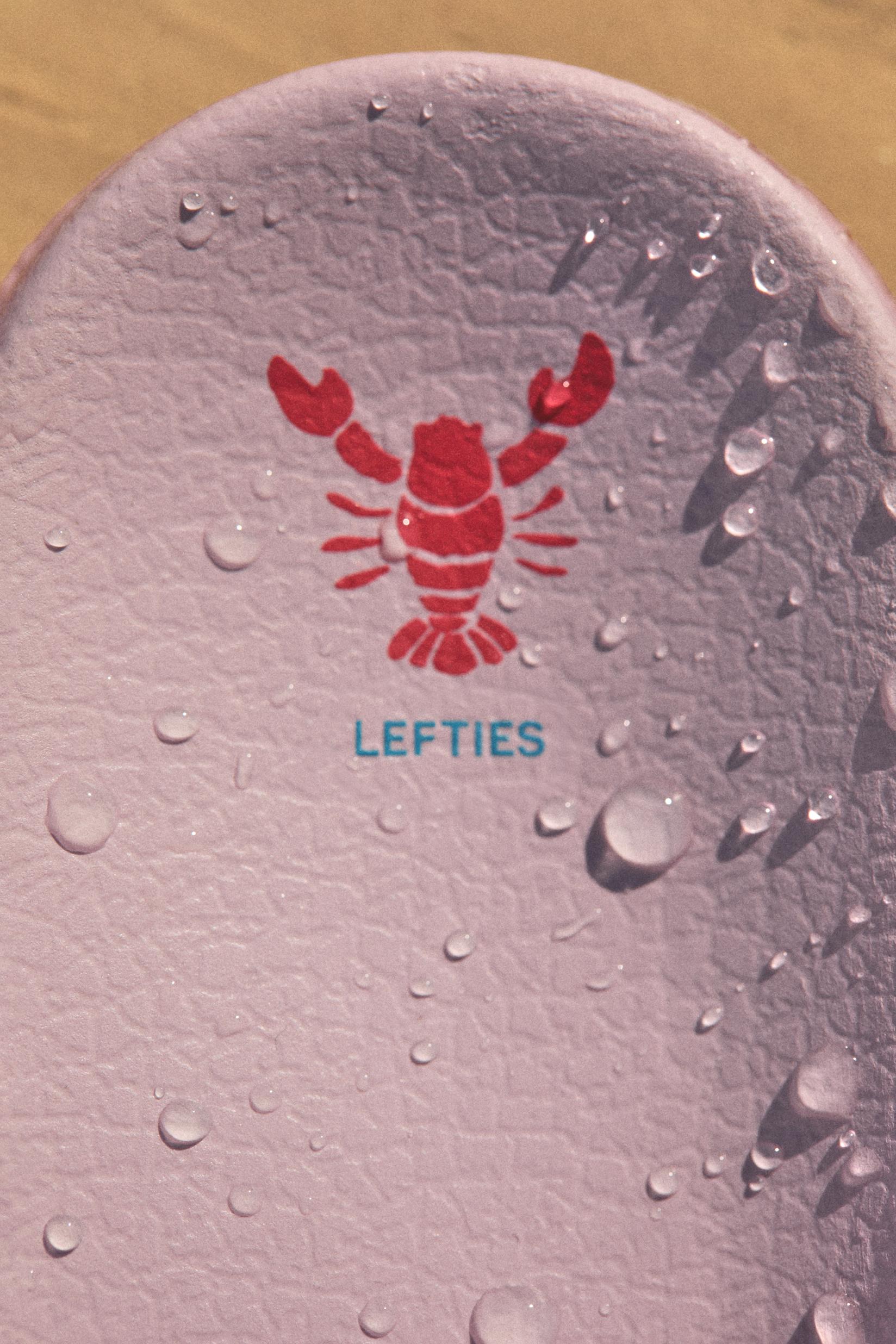 LOBSTER SLIDE SANDAL — Blue