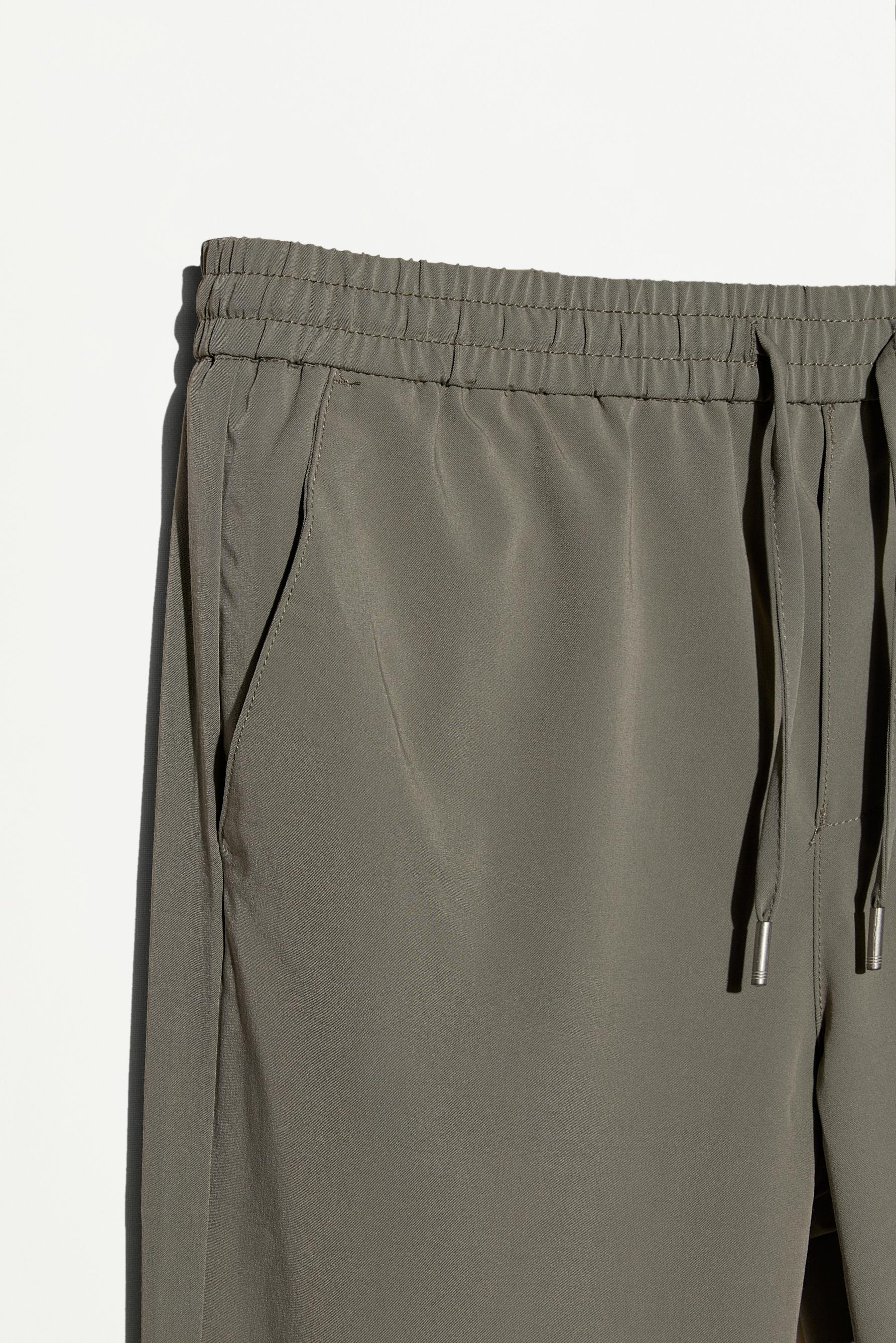 Tailored jogger trousers — KHAKI