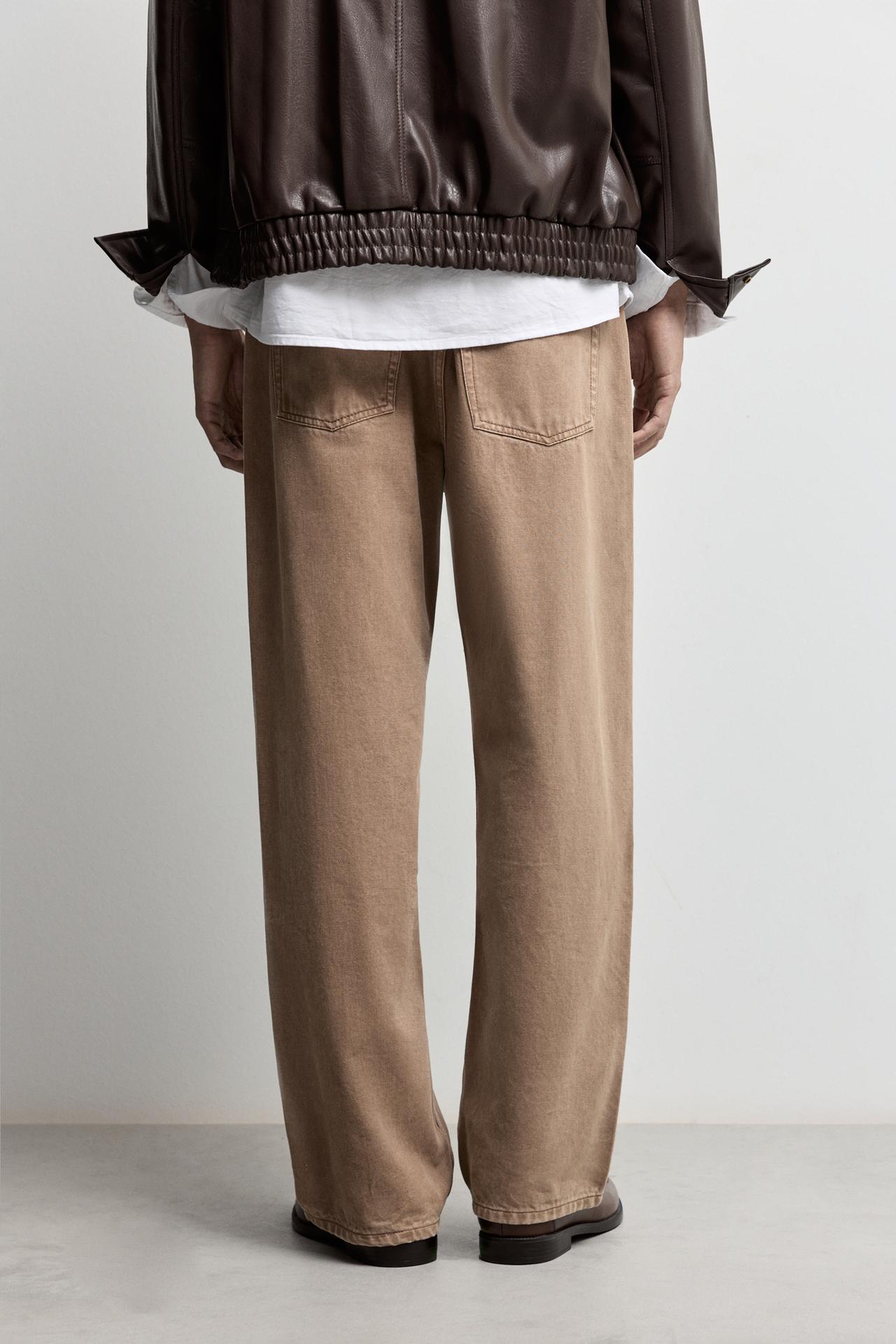 Baggy jeans — TOBACCO BROWN