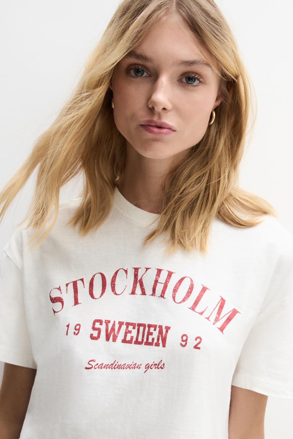 Camiseta estampada