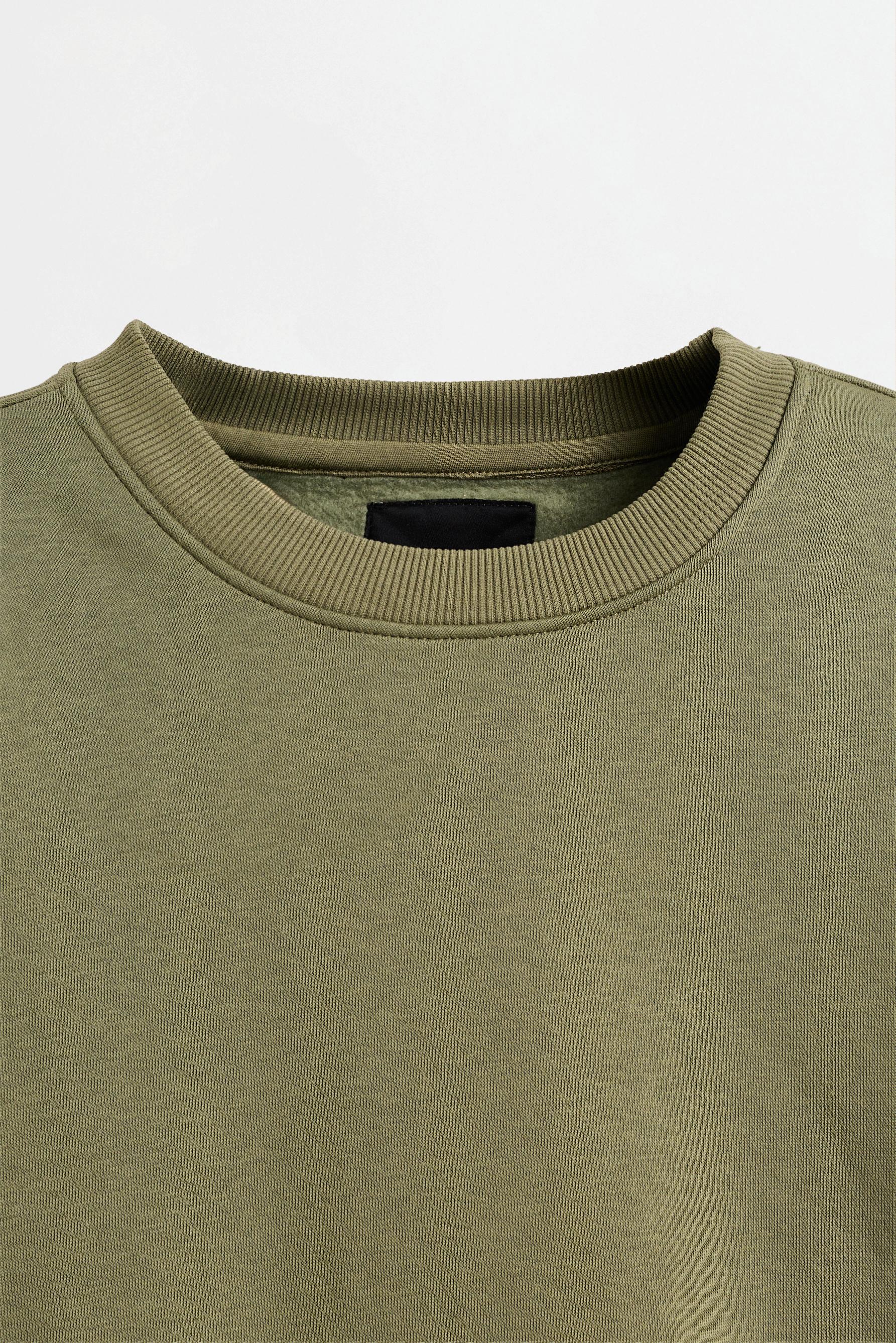 Basic sweatshirt — MEDIUM GREEN