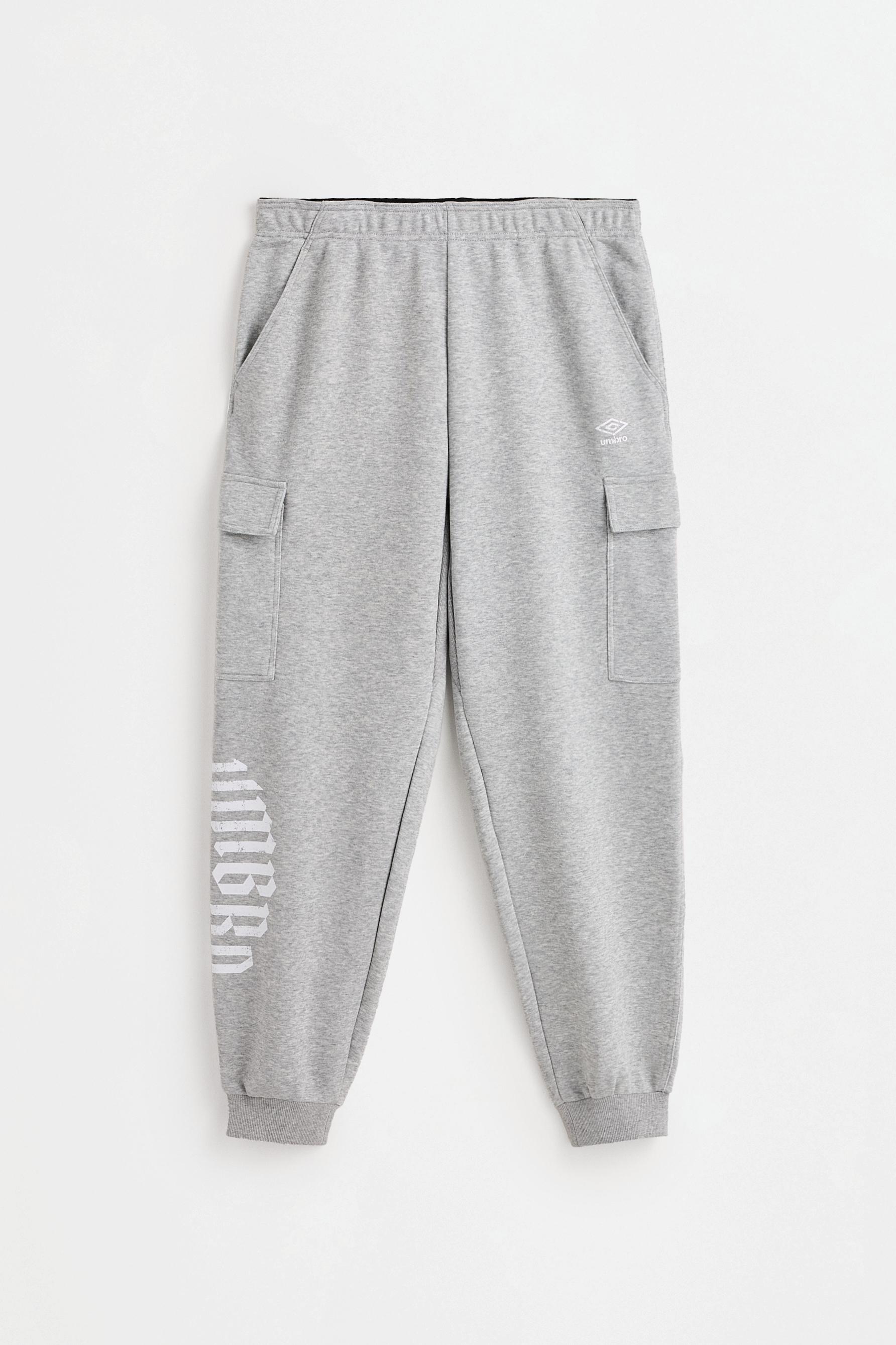 Umbro x Lefties cargo joggers — GREY MARL
