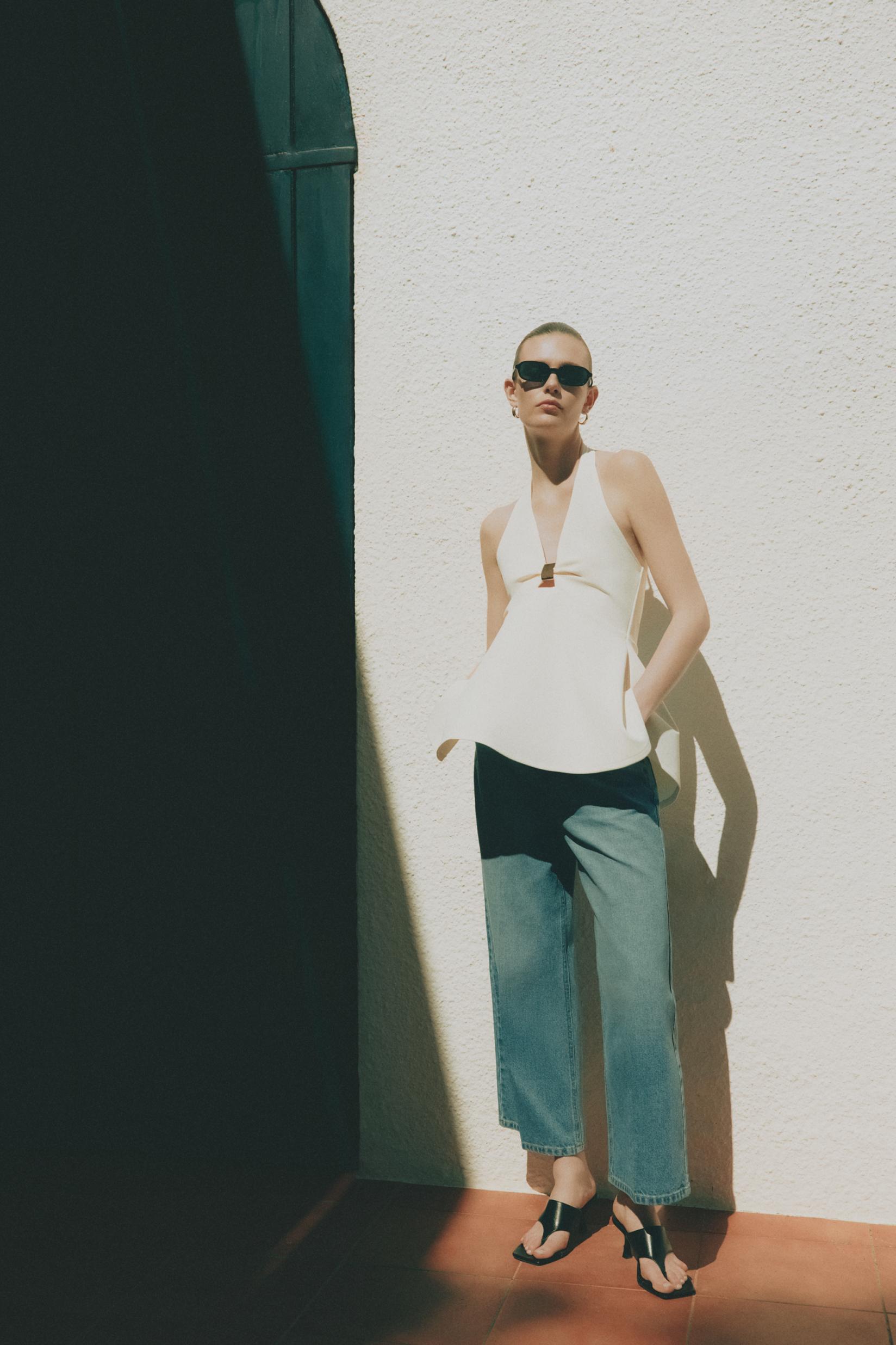 Culotte jeans — PALE BLUE