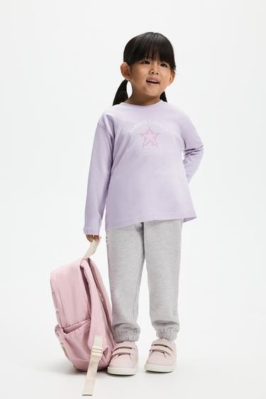 5-pack of mixed T-shirt and fleece jogger sets — PALE PINK 6