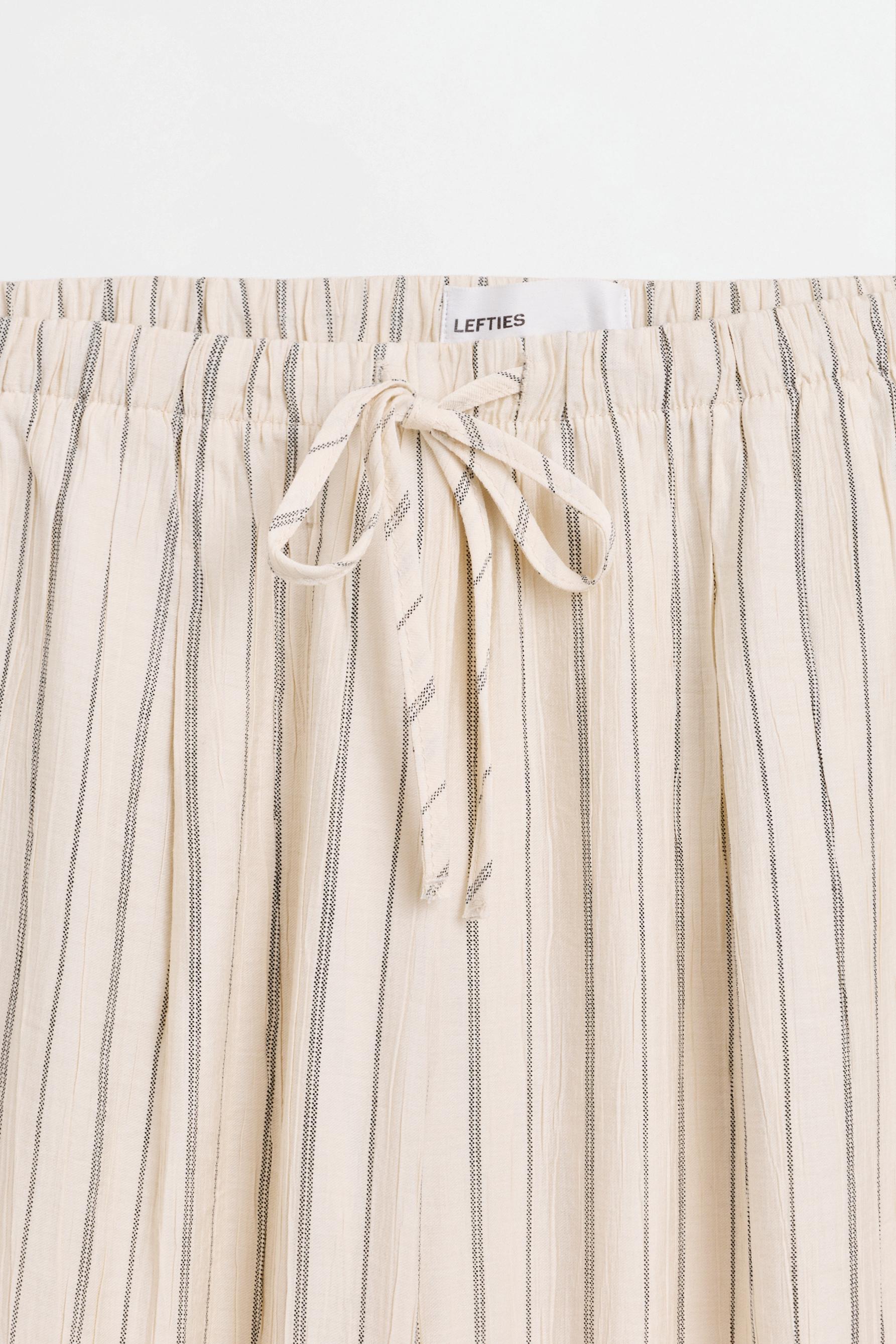 Textured jogging trousers — ECRU
