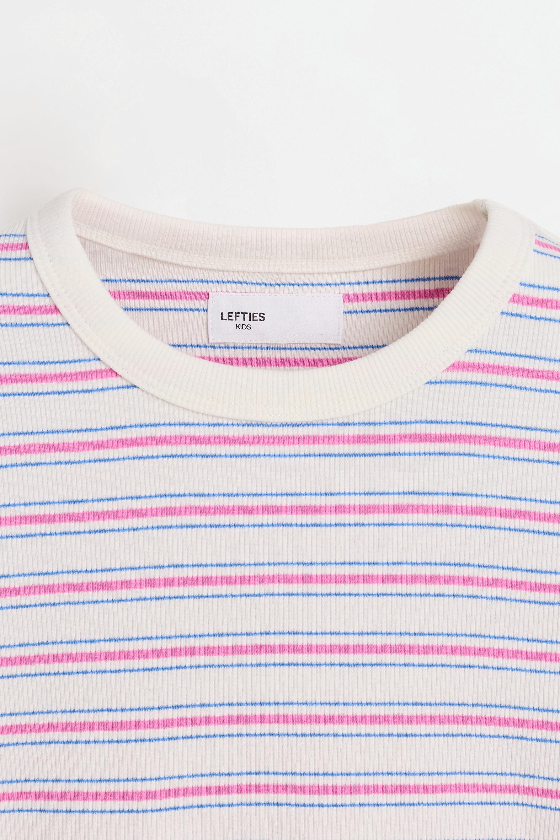 Ribbed T-shirt — STRAWBERRY