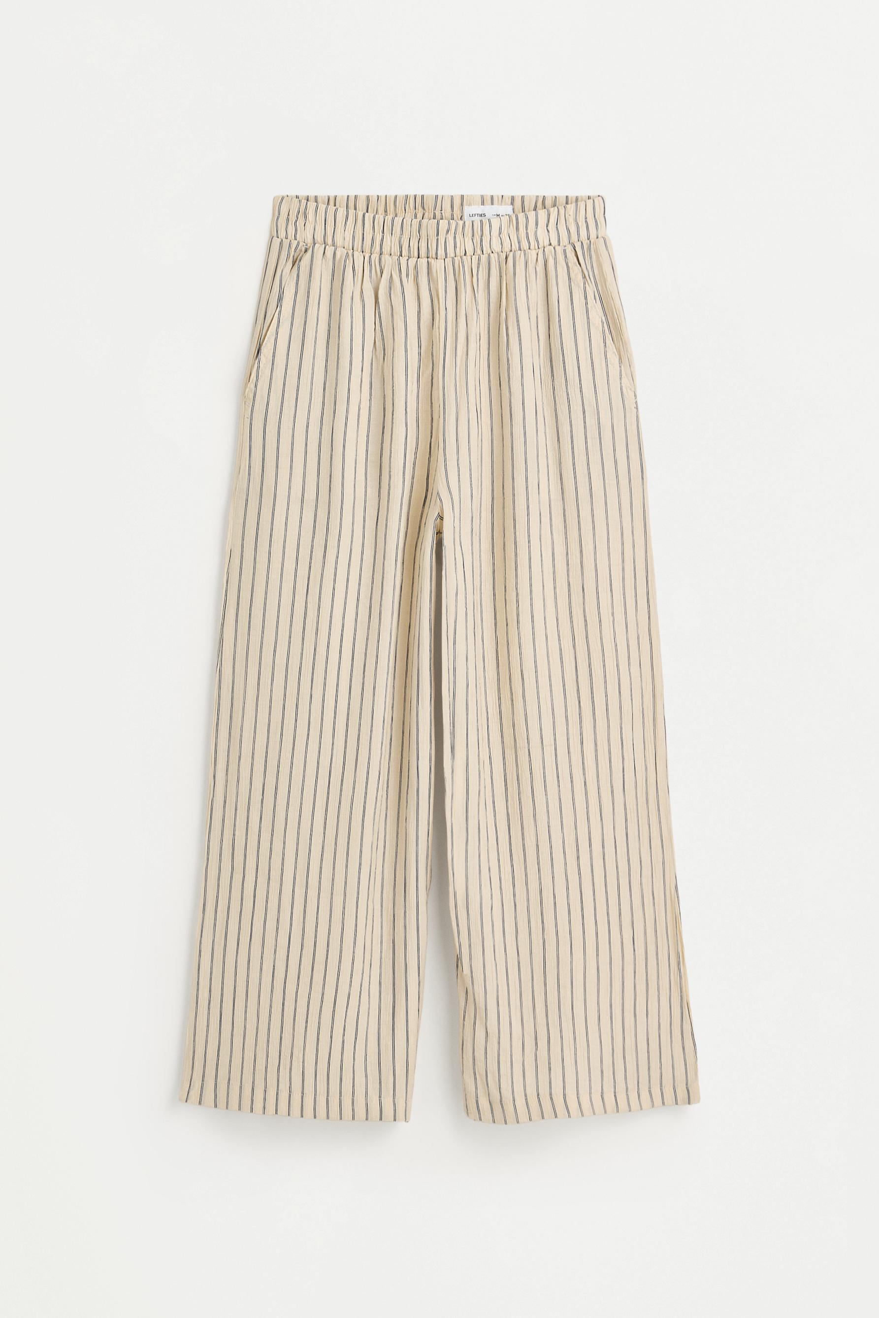 Textured culottes — STRIPED
