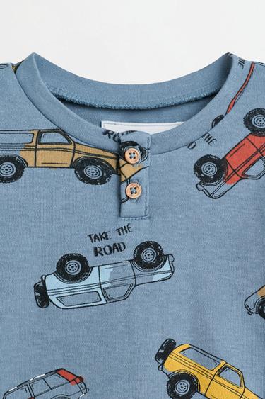 Long printed pyjamas — DARK BLUE 6