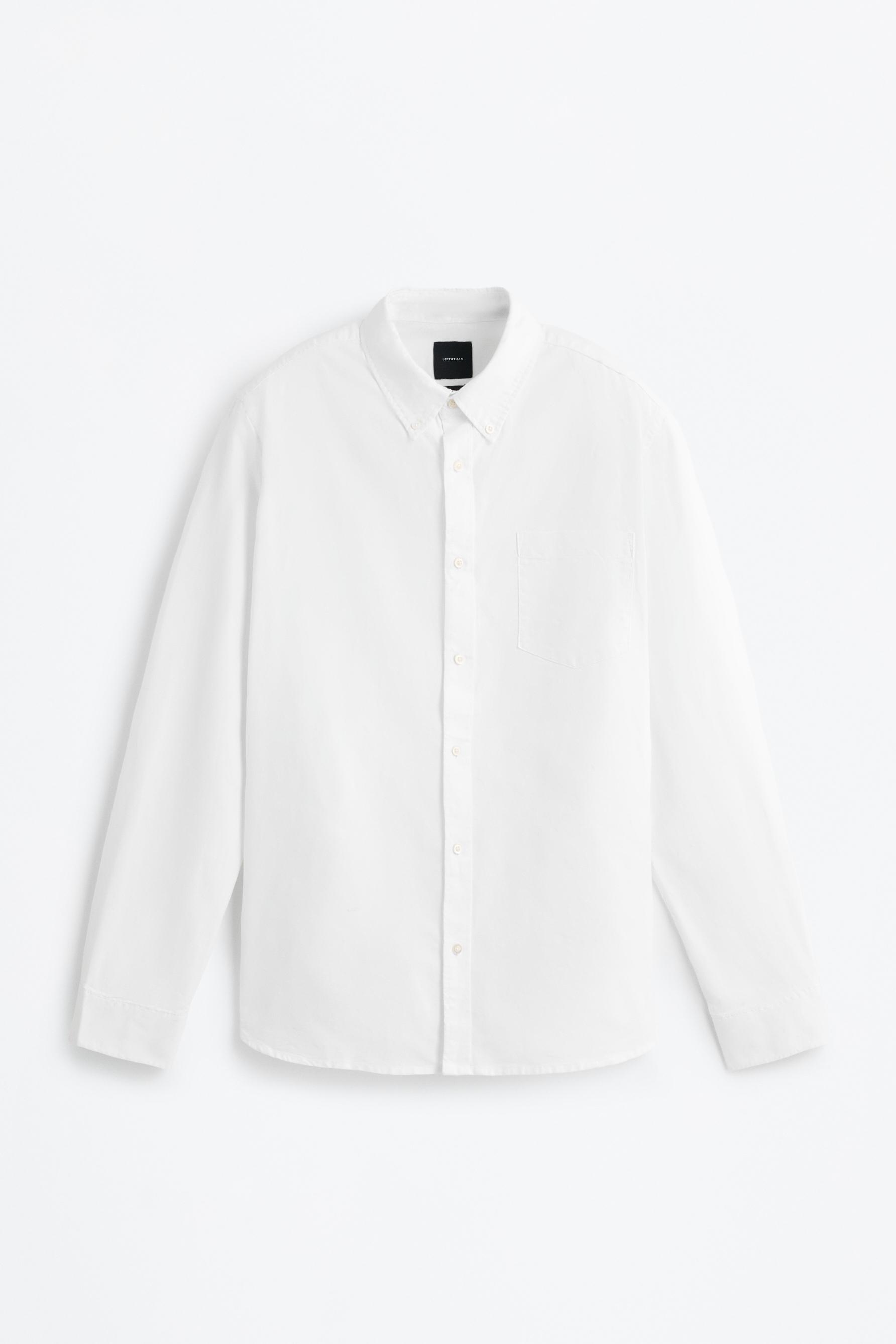 Oxford shirt — WHITE
