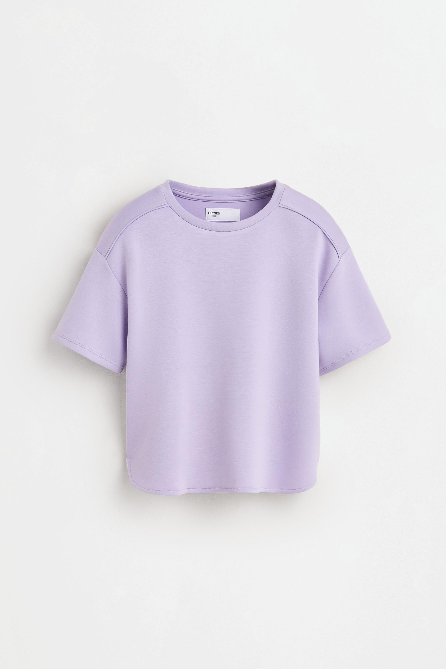 Viscose T-shirt — DARK MULBERRY