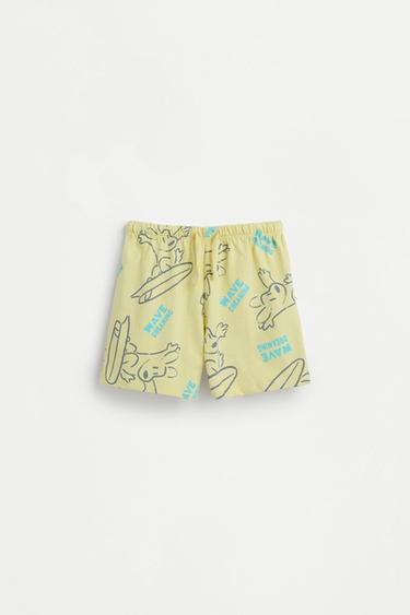 Short printed pyjamas — YELLOW 3