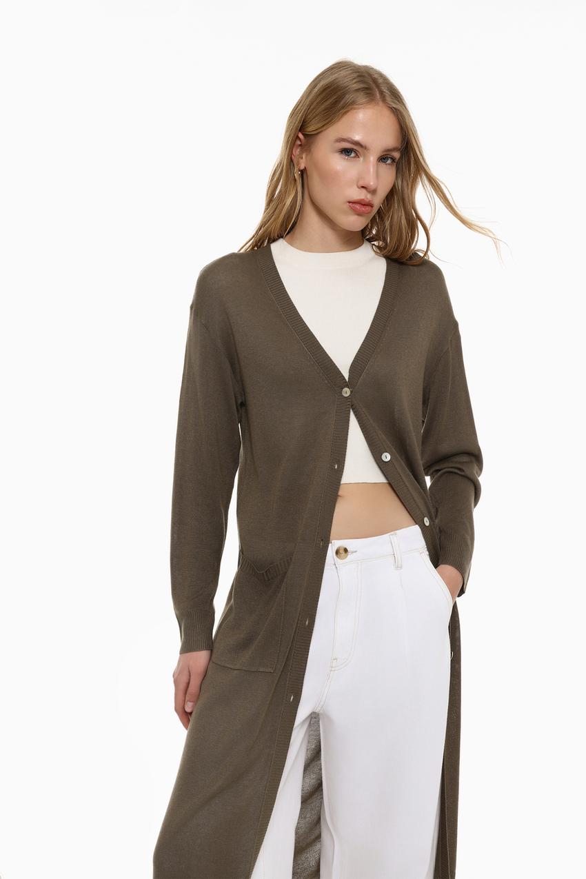 Rebeca Punto Mujer Chaquetas Largas De Punto Chaqueta Larga Punto