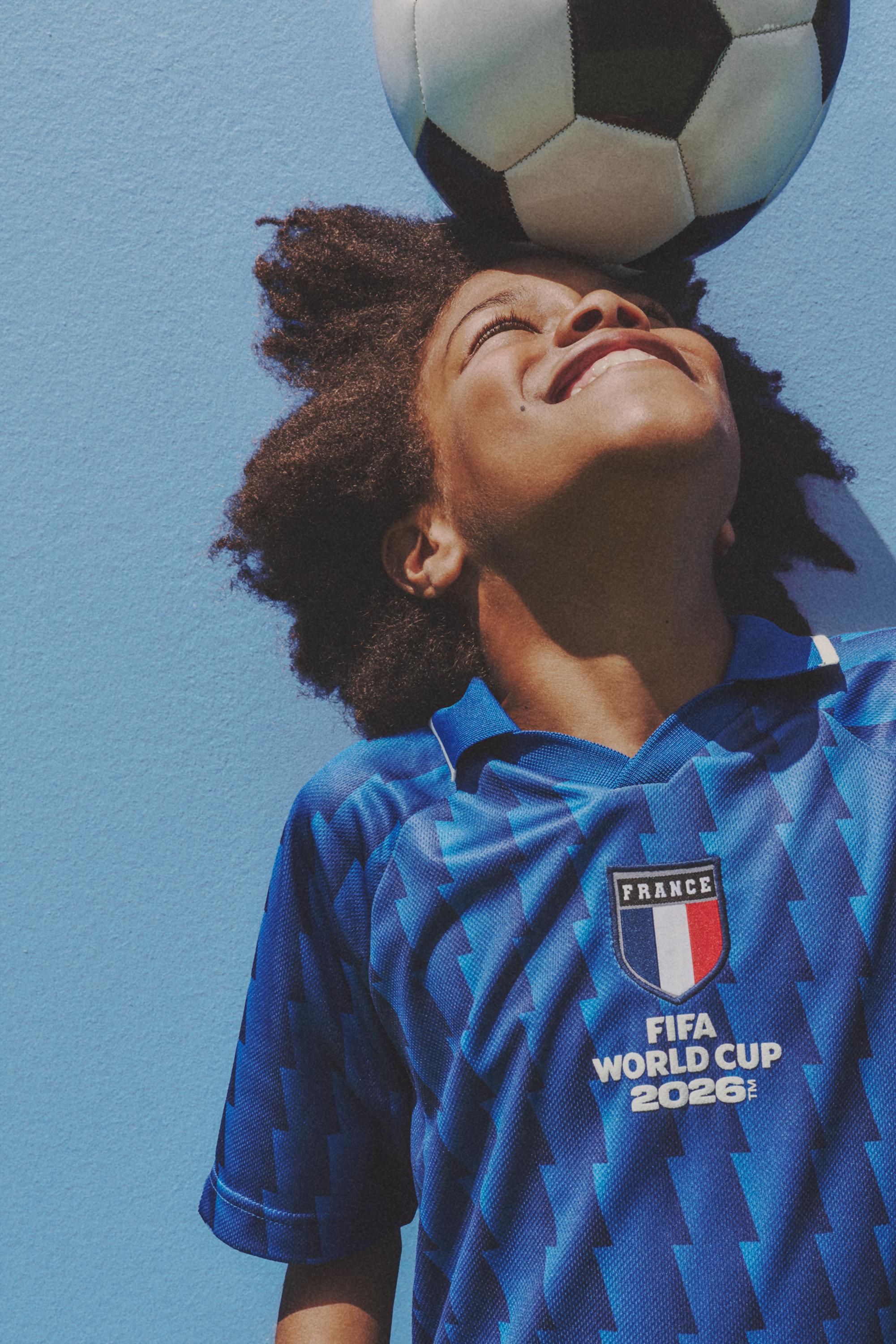 Kids | France FIFA World Cup TM 2026 Official Licensed Product Polo — NAVY