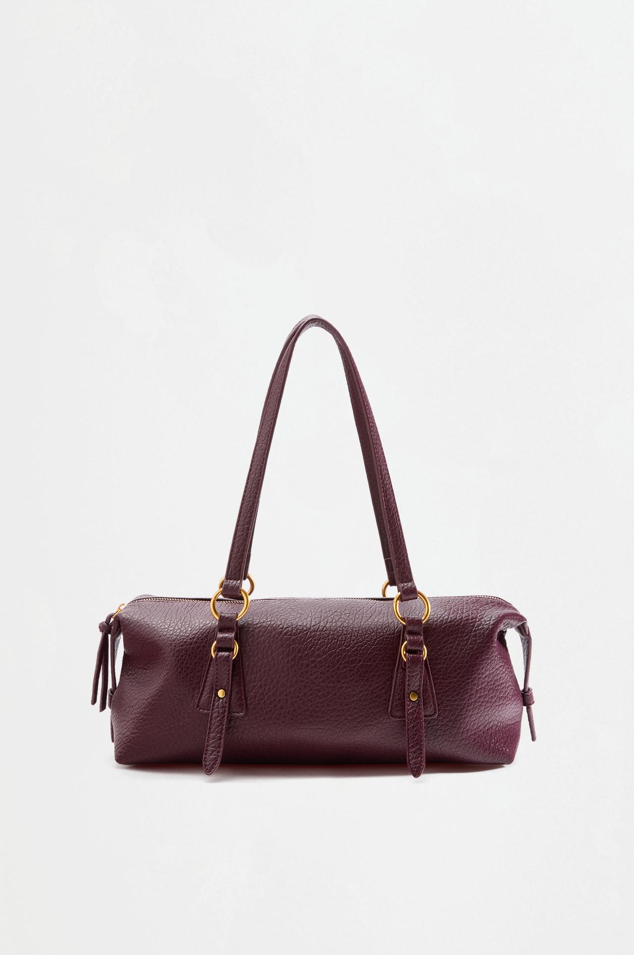 Ring shoulder bag — BURGUNDY