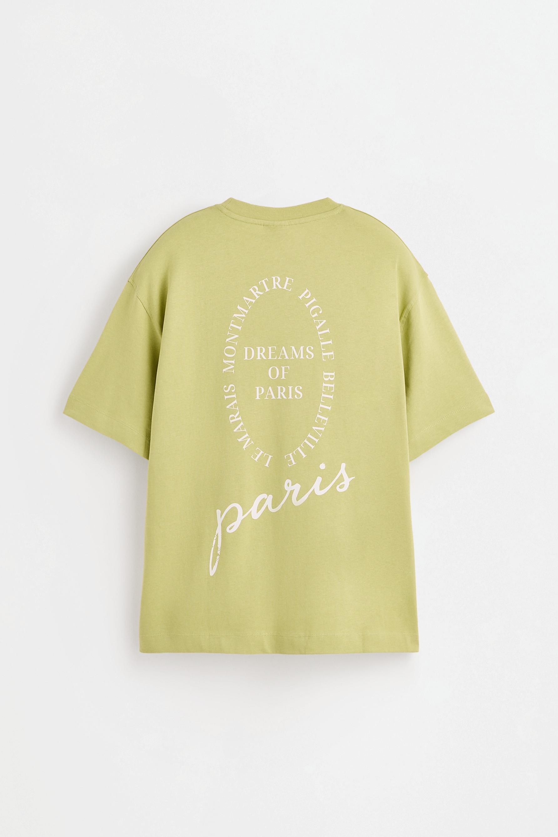 Printed T-shirt — PASTEL GREEN
