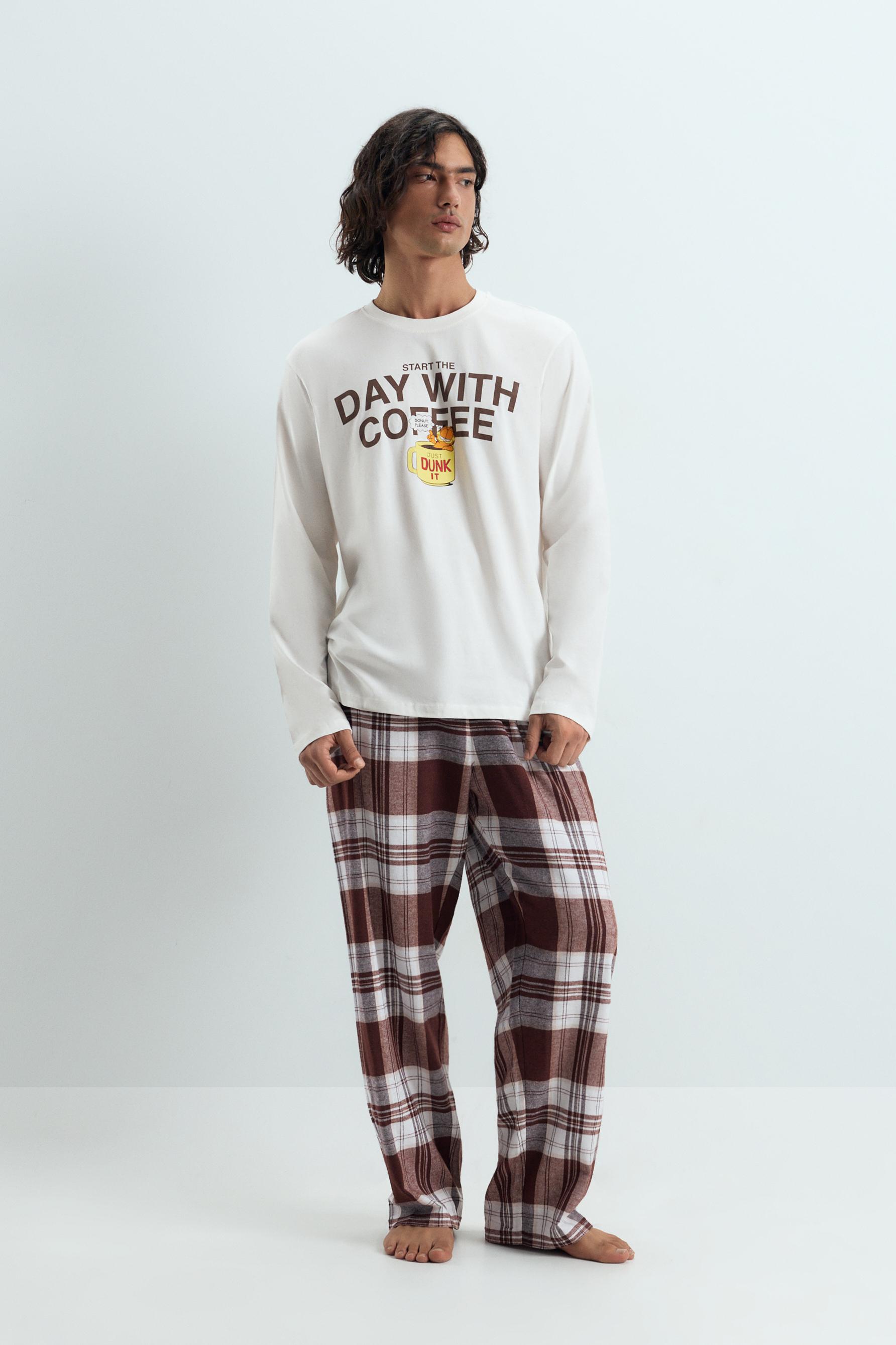 Pijama largo Garfield ©Nickelodeon franela