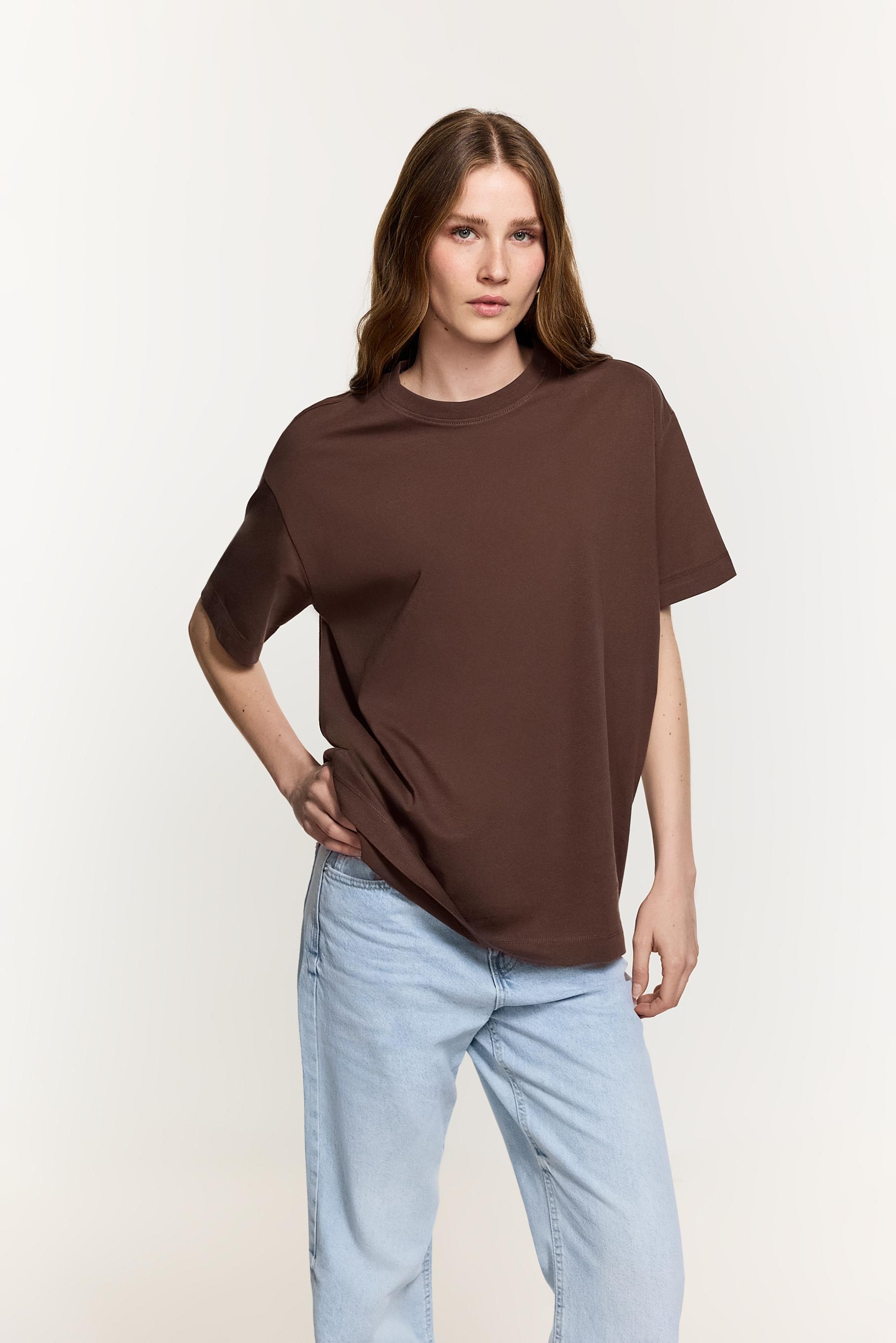 Oversize T-shirt — DARK MINK