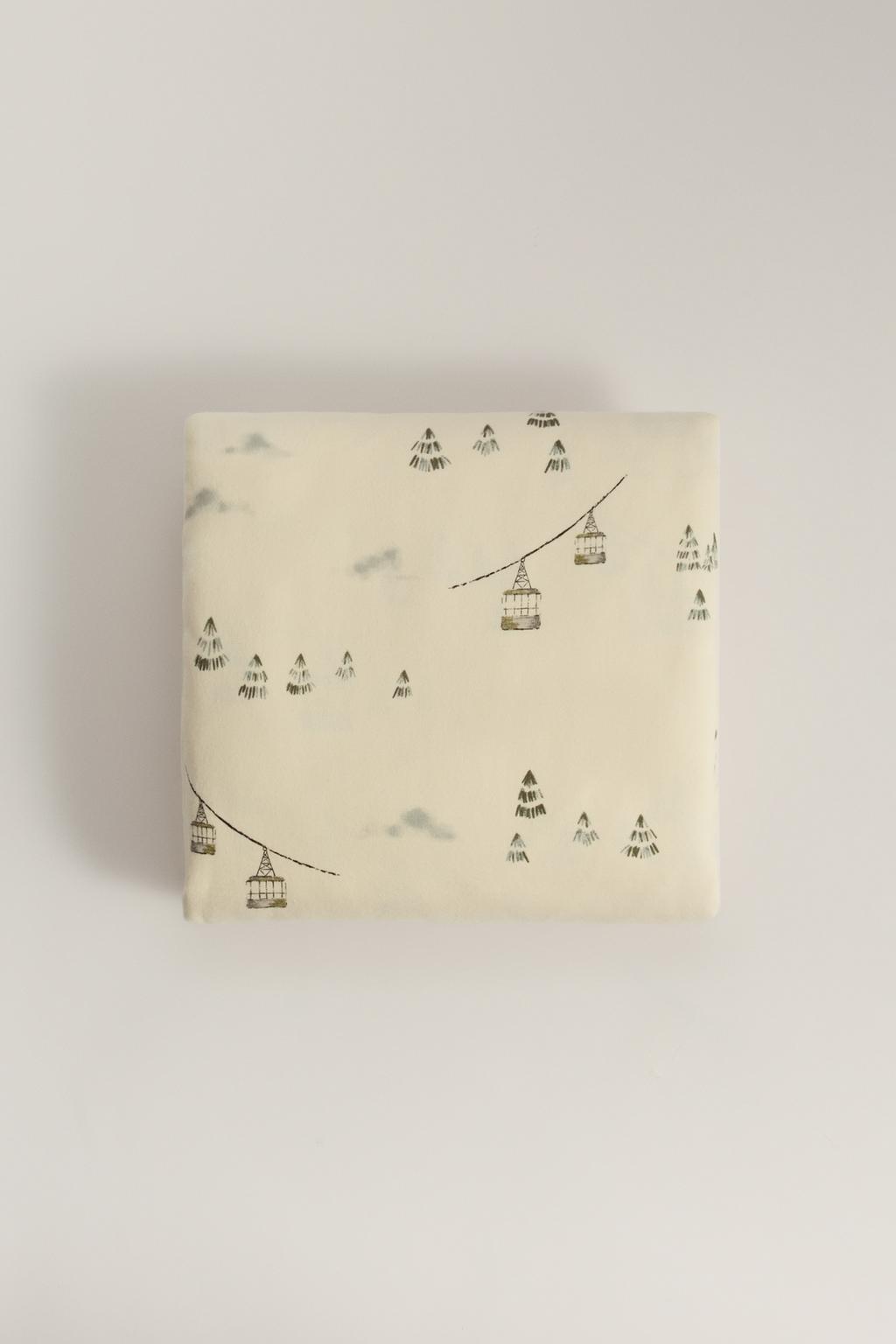 Funda nórdica franela teleférico 150 x 220 cm